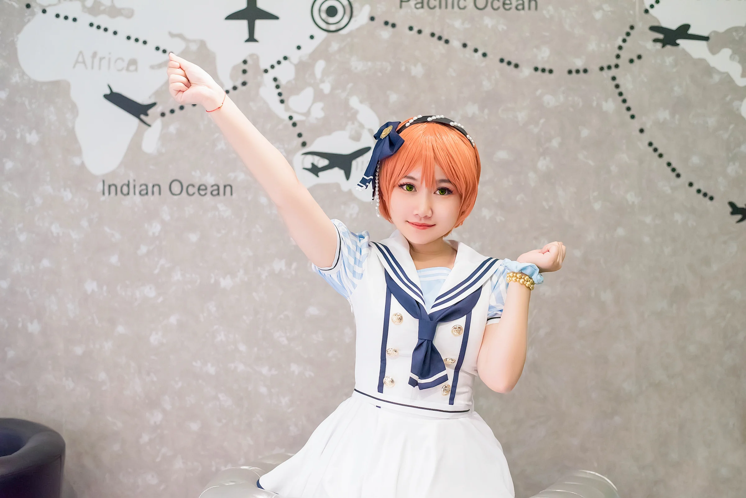 Love Live！海盗未觉醒凛喵COS写真