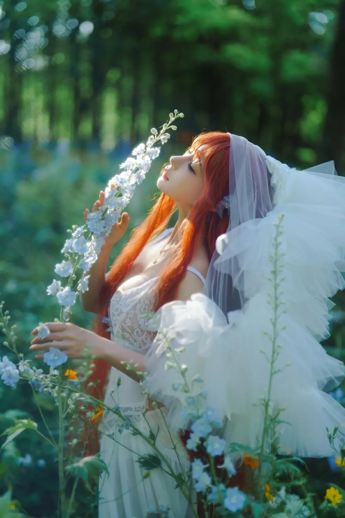 蠢沫沫 – 《花丛婚纱》｜高清图片集