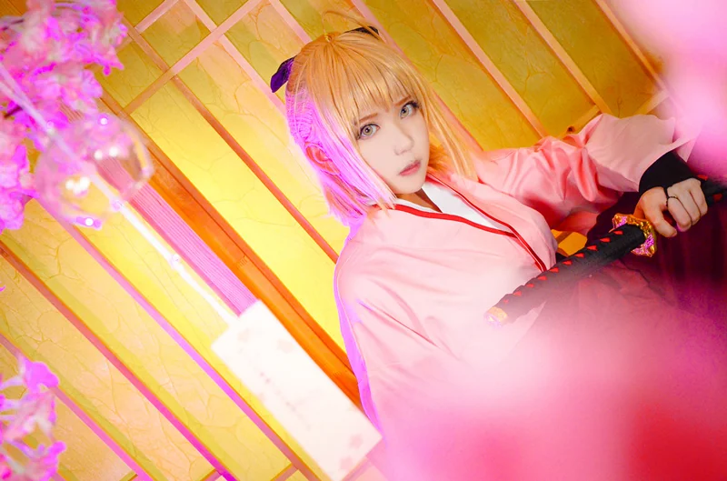 Fate/Grand Order 冲田总司COS写真