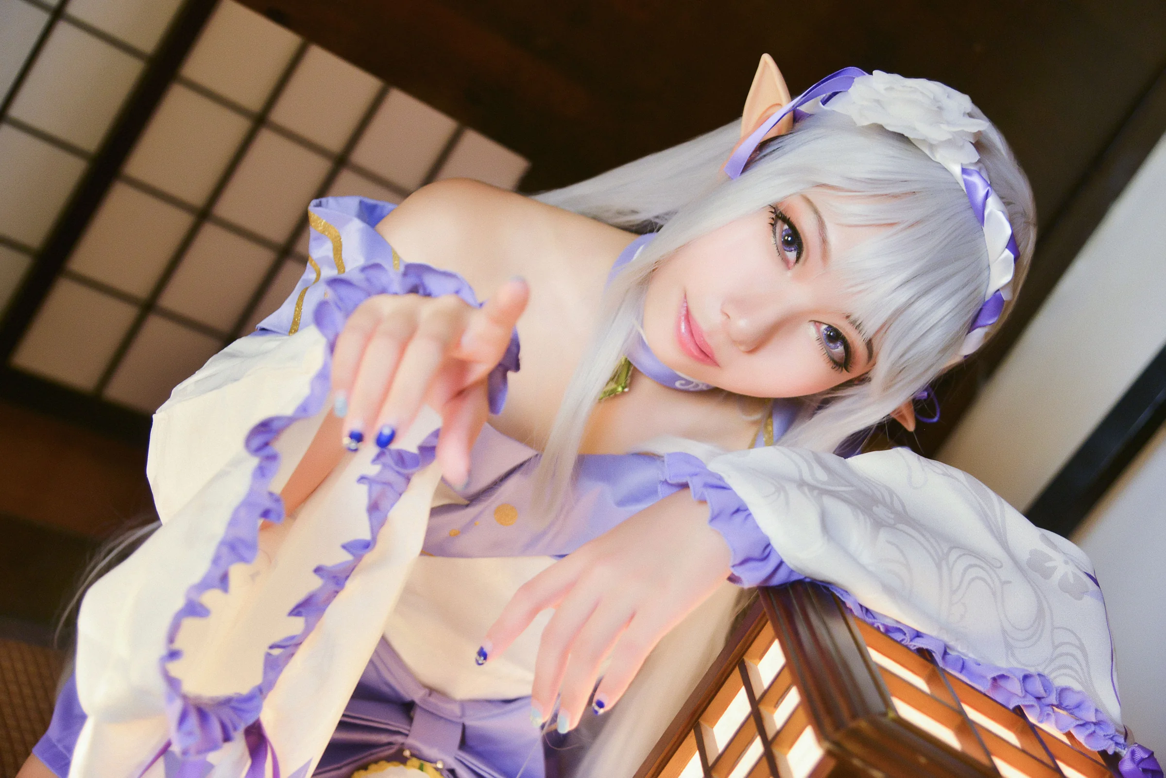 re：从零开始的异世界生活艾米莉亚和服COS写真