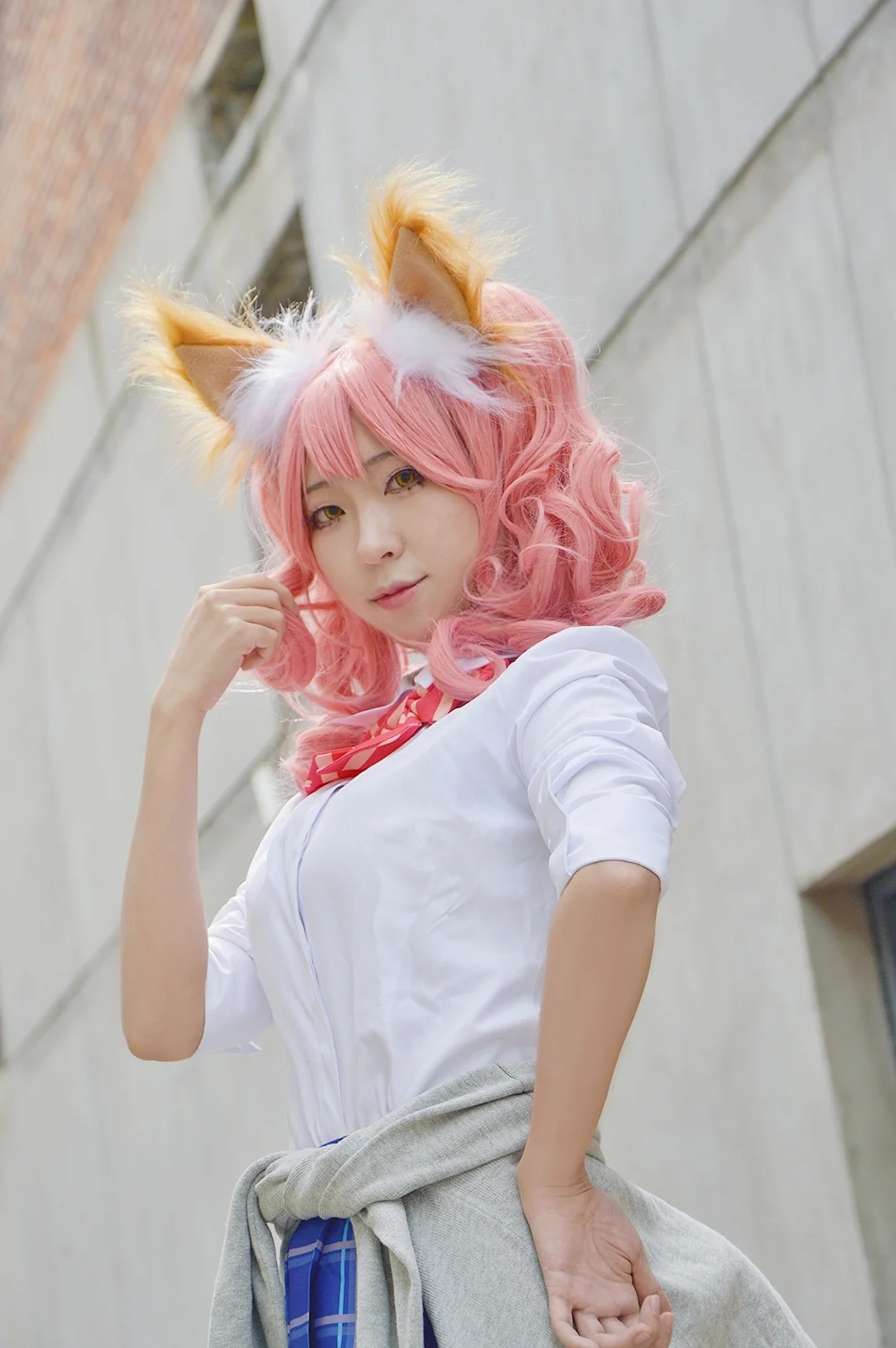 fgo玉藻前制服COS写真