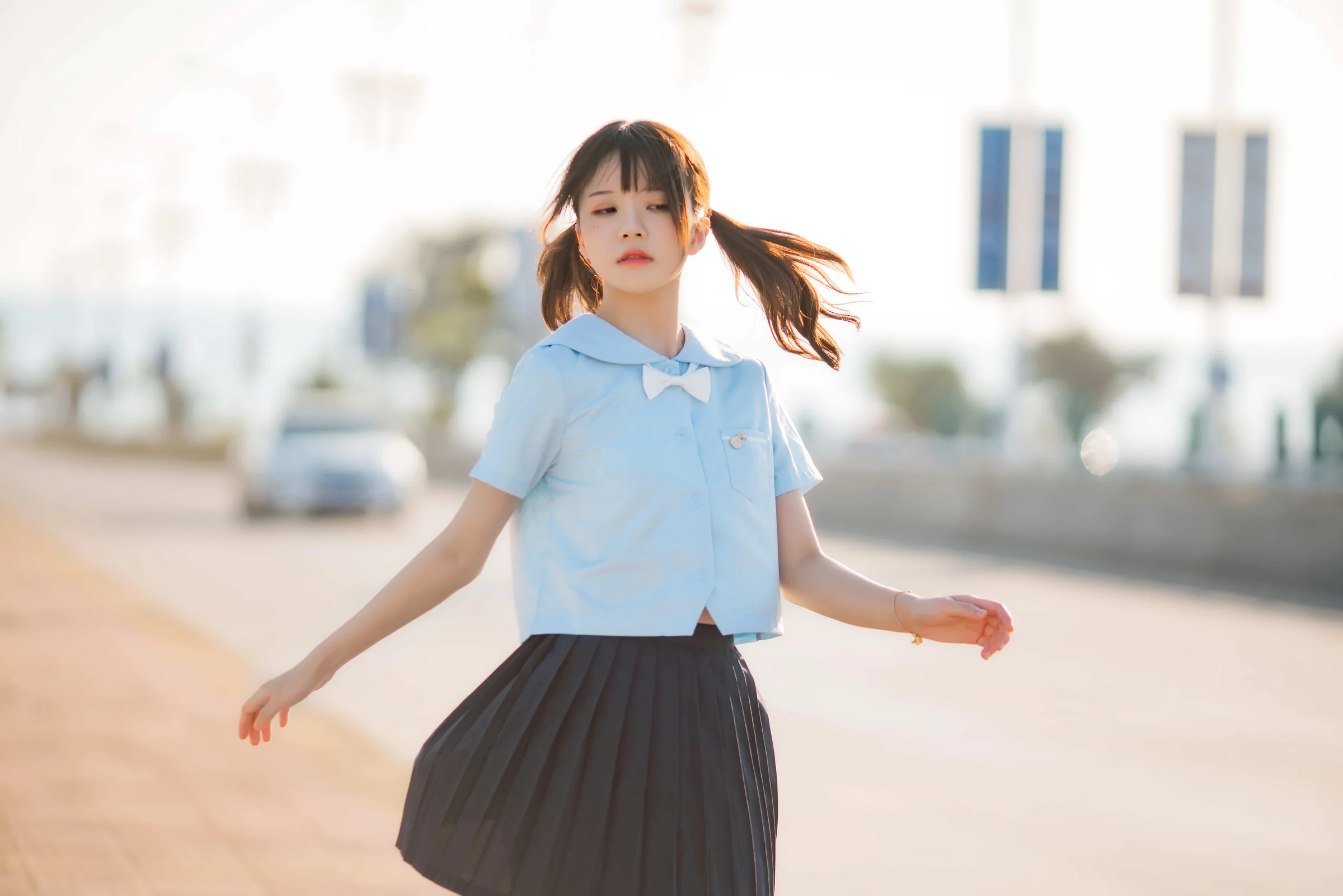 桜桃喵 – 蔚蓝 [33P]｜高清图片集