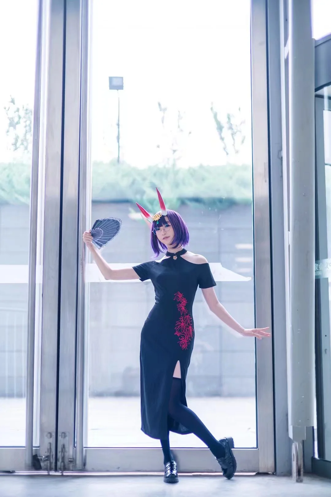 酒吞童子旗袍私设COS写真