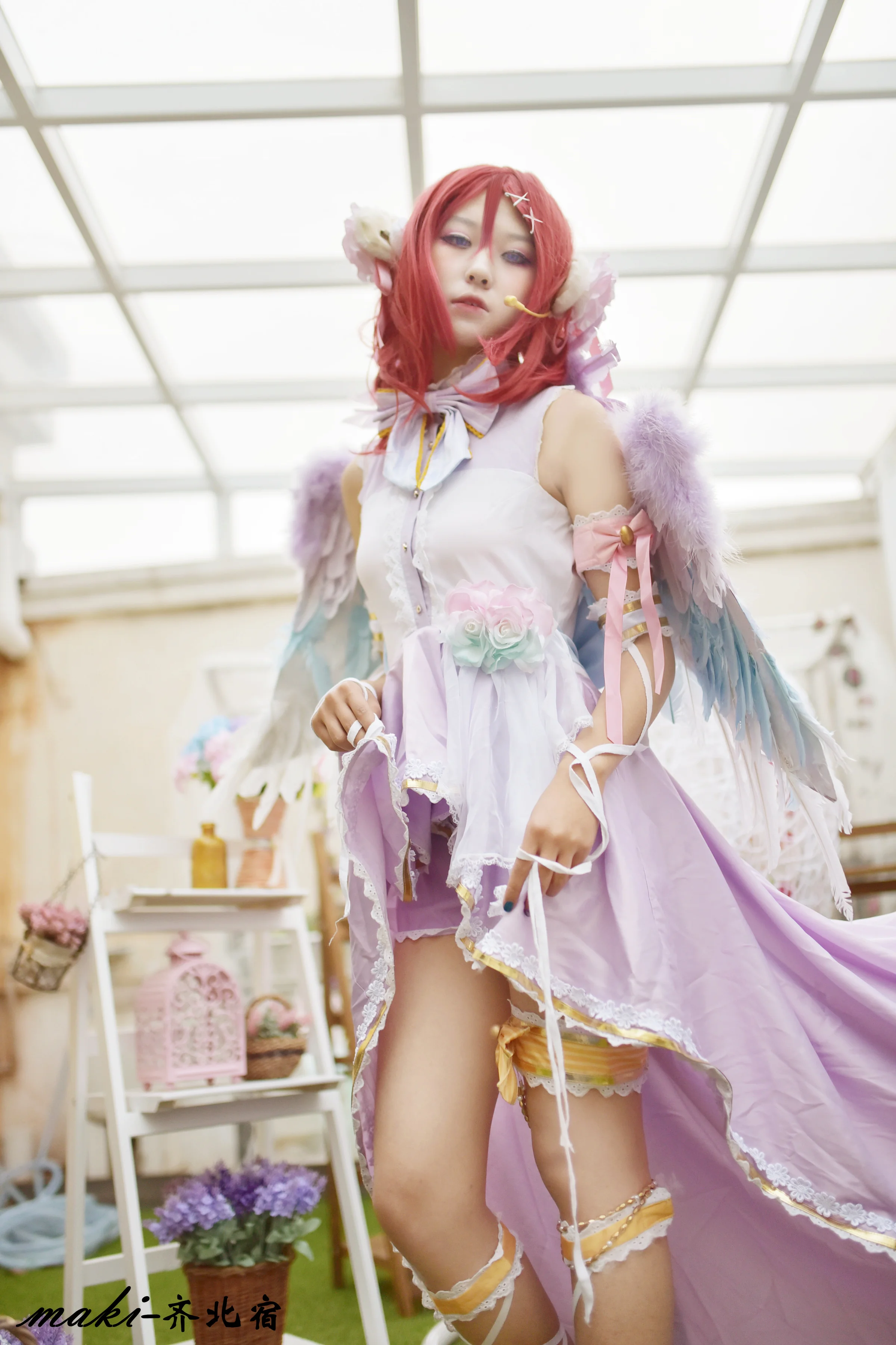 lovelive！西木野真姬白情觉醒COS写真