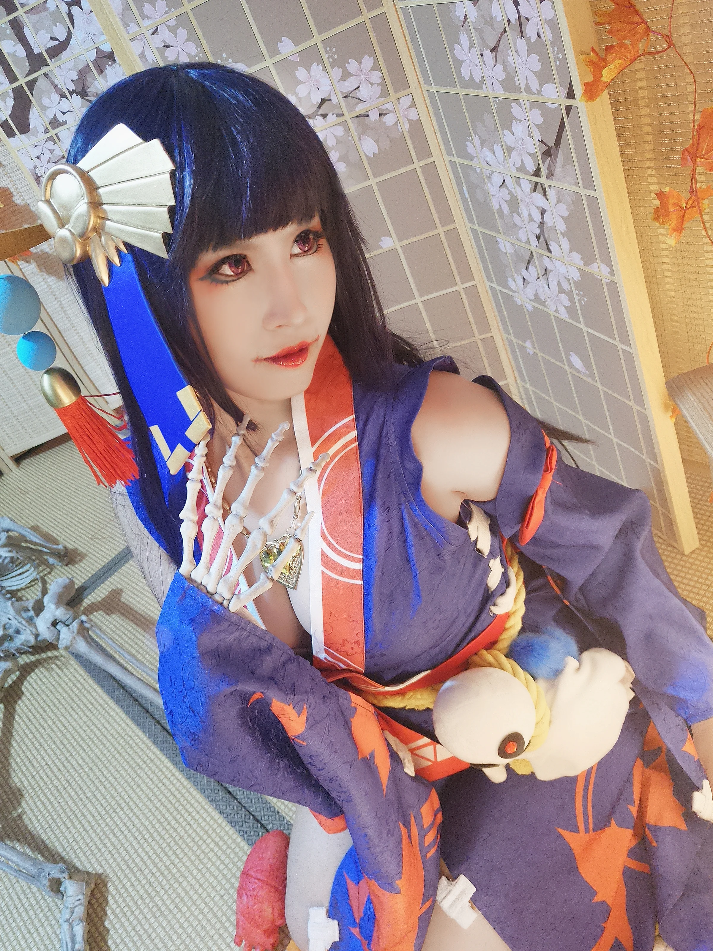 阴阳师手游 鬼女红叶COS写真