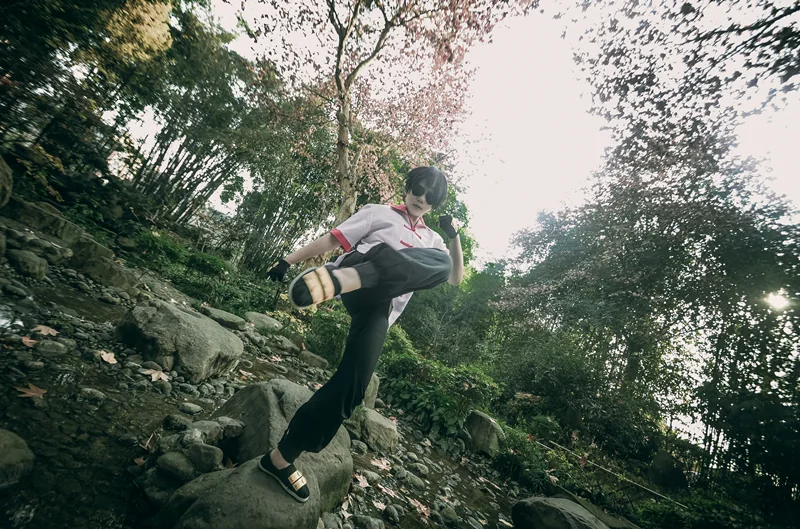 英雄联盟LOL盲僧李青龙的传人COS写真