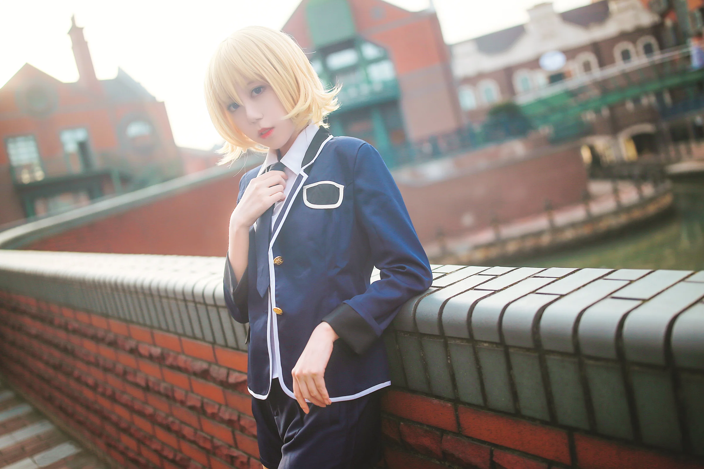 Fate/Apocrypha贞德校服COS写真
