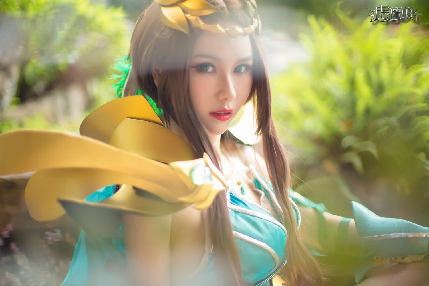 《王者荣耀》虞姬“森之风灵”COS写真 好颜+美腿！
