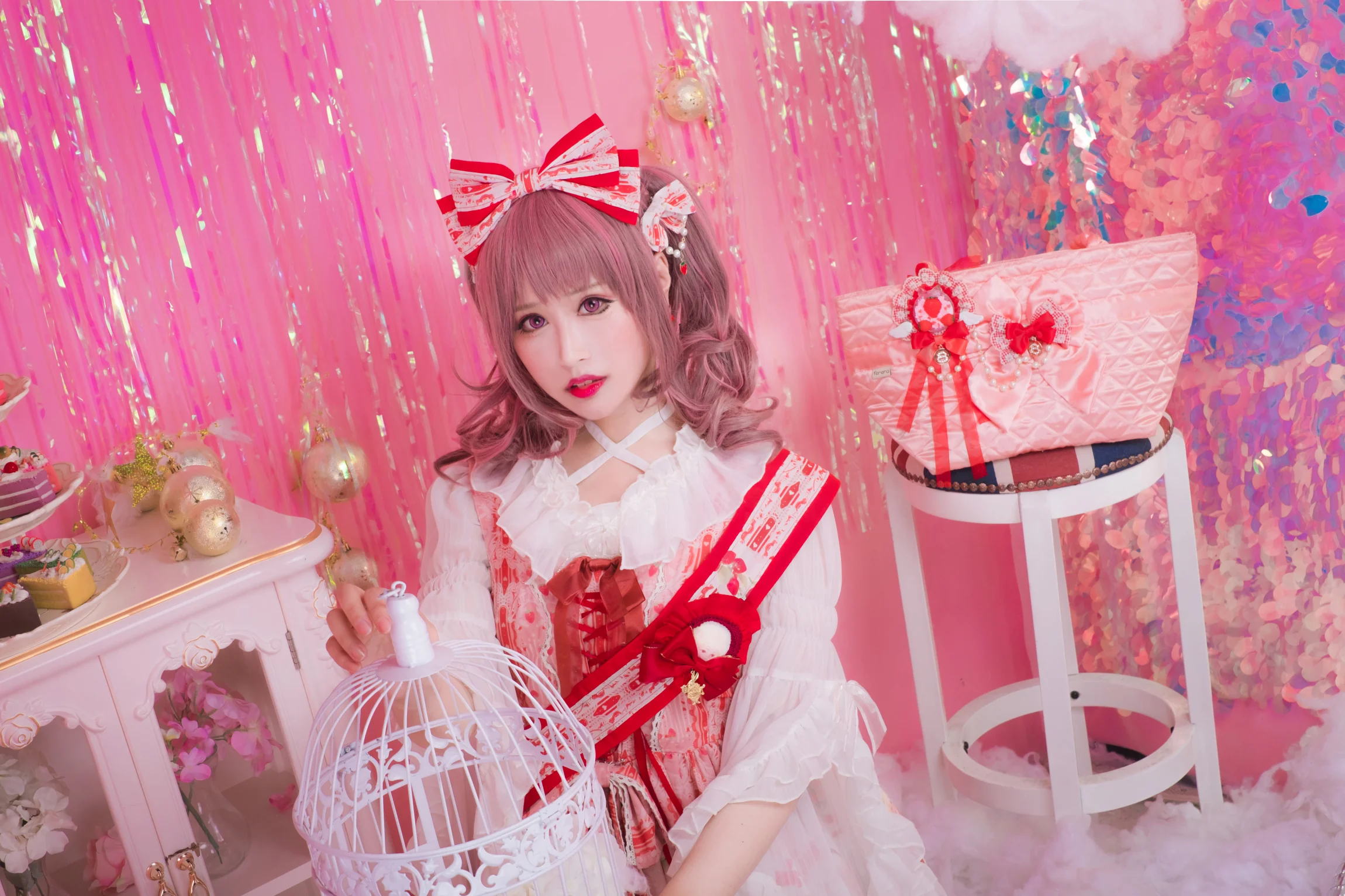 lolita装扮正片 草莓天使jsk｜高清图片集