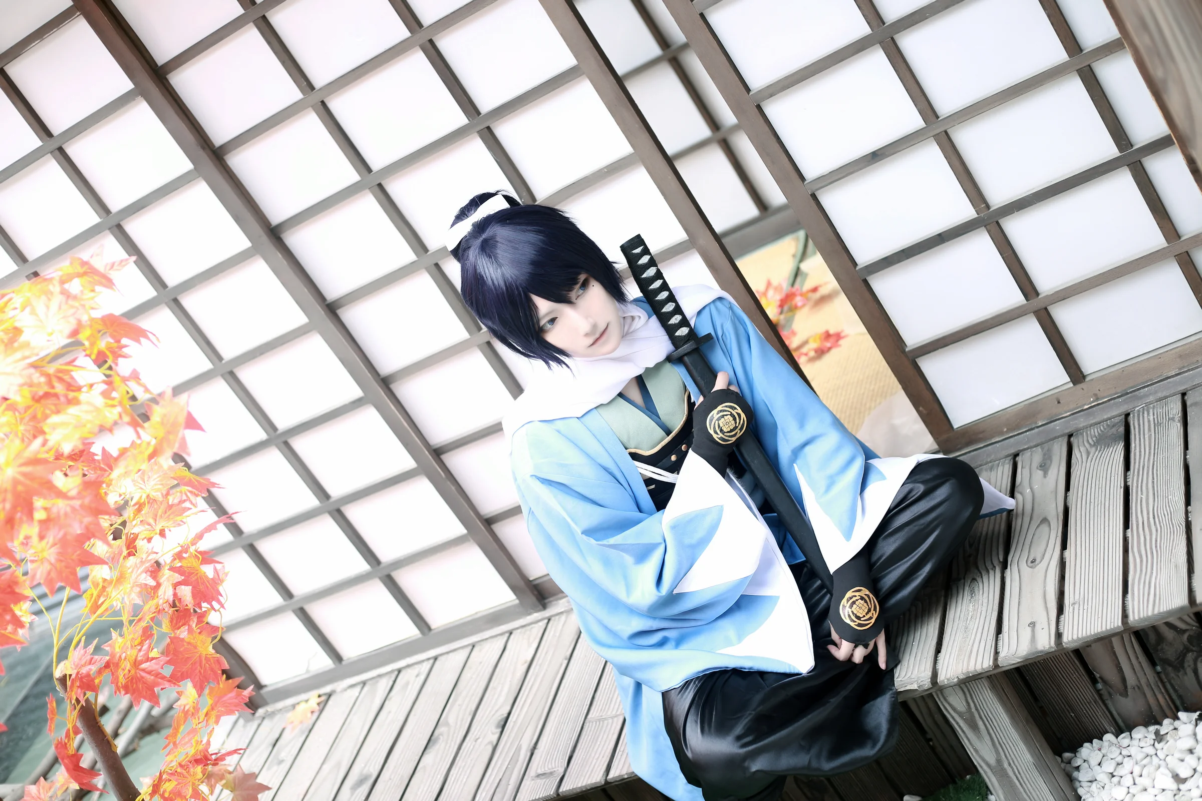 刀剑乱舞大和守安定COS写真