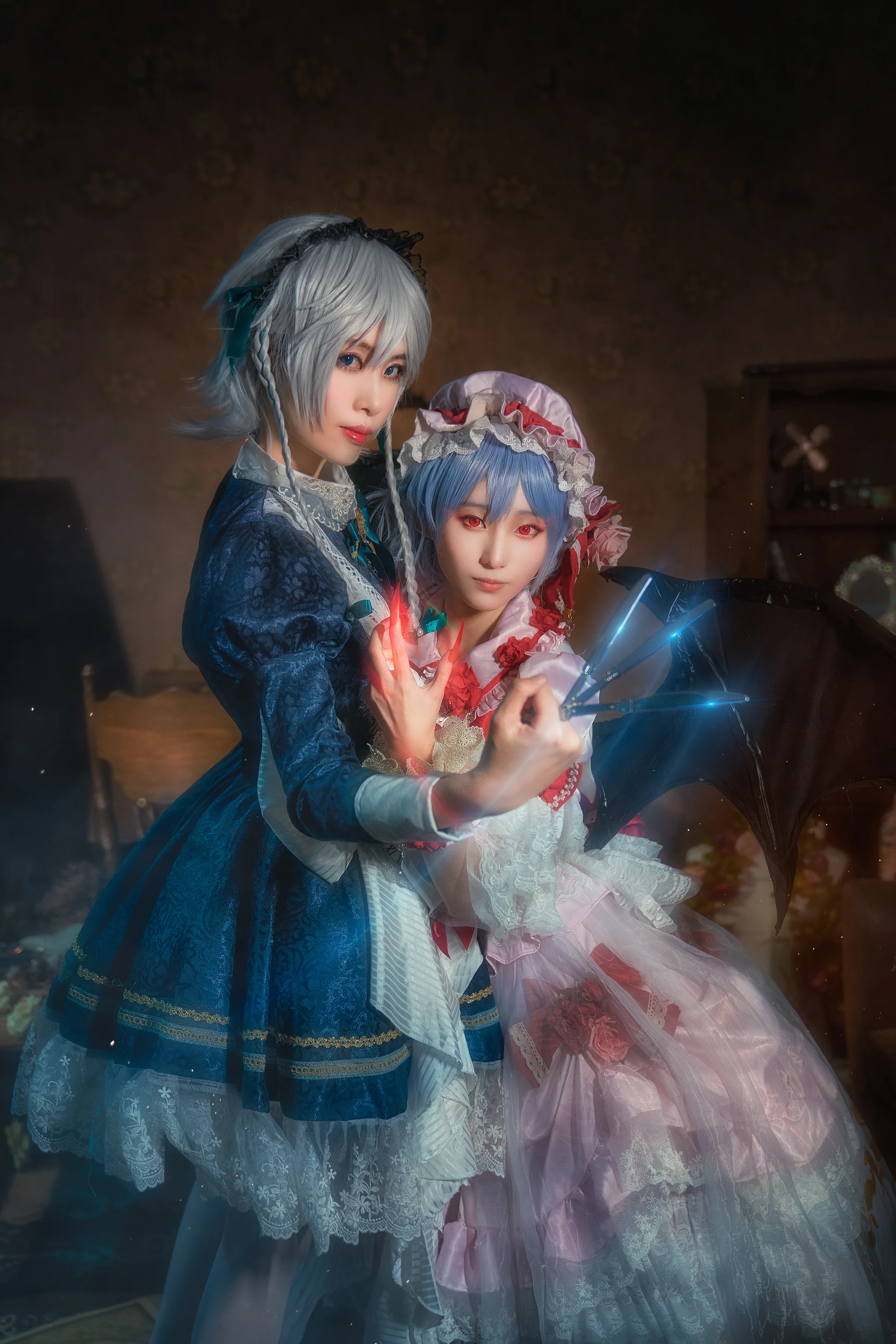 东方project红魔组蕾米莉亚 十六夜咲夜 COS写真