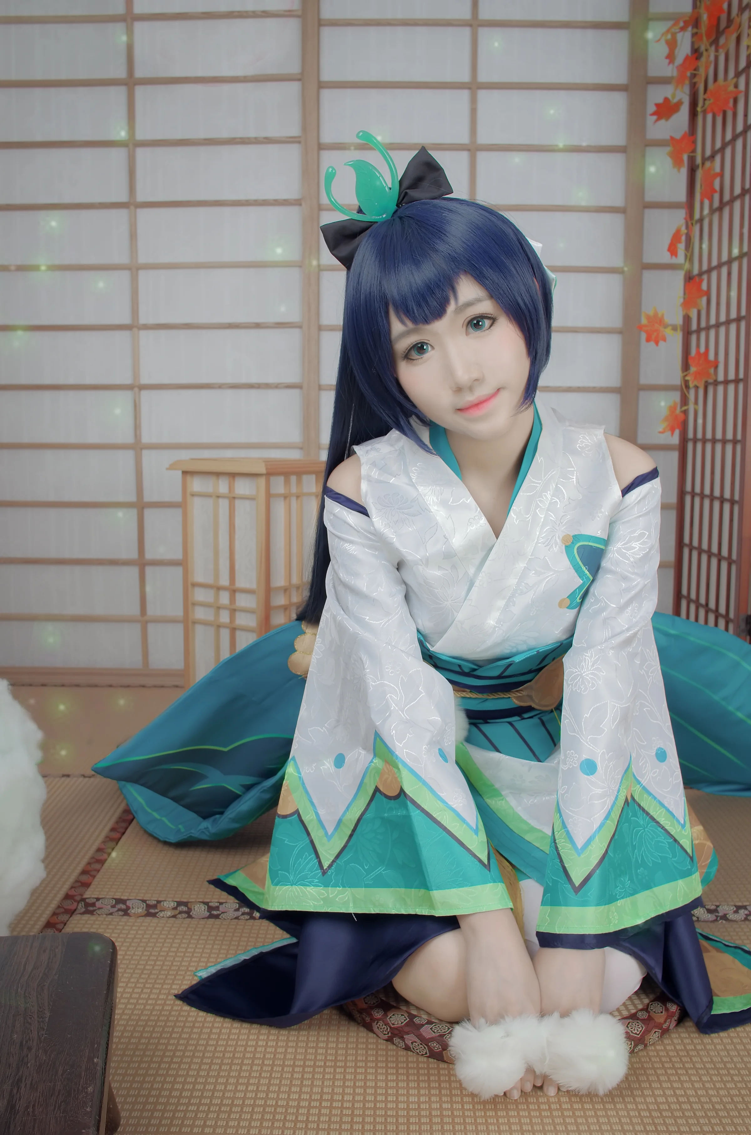 网易阴阳师 萤草未觉醒COS写真
