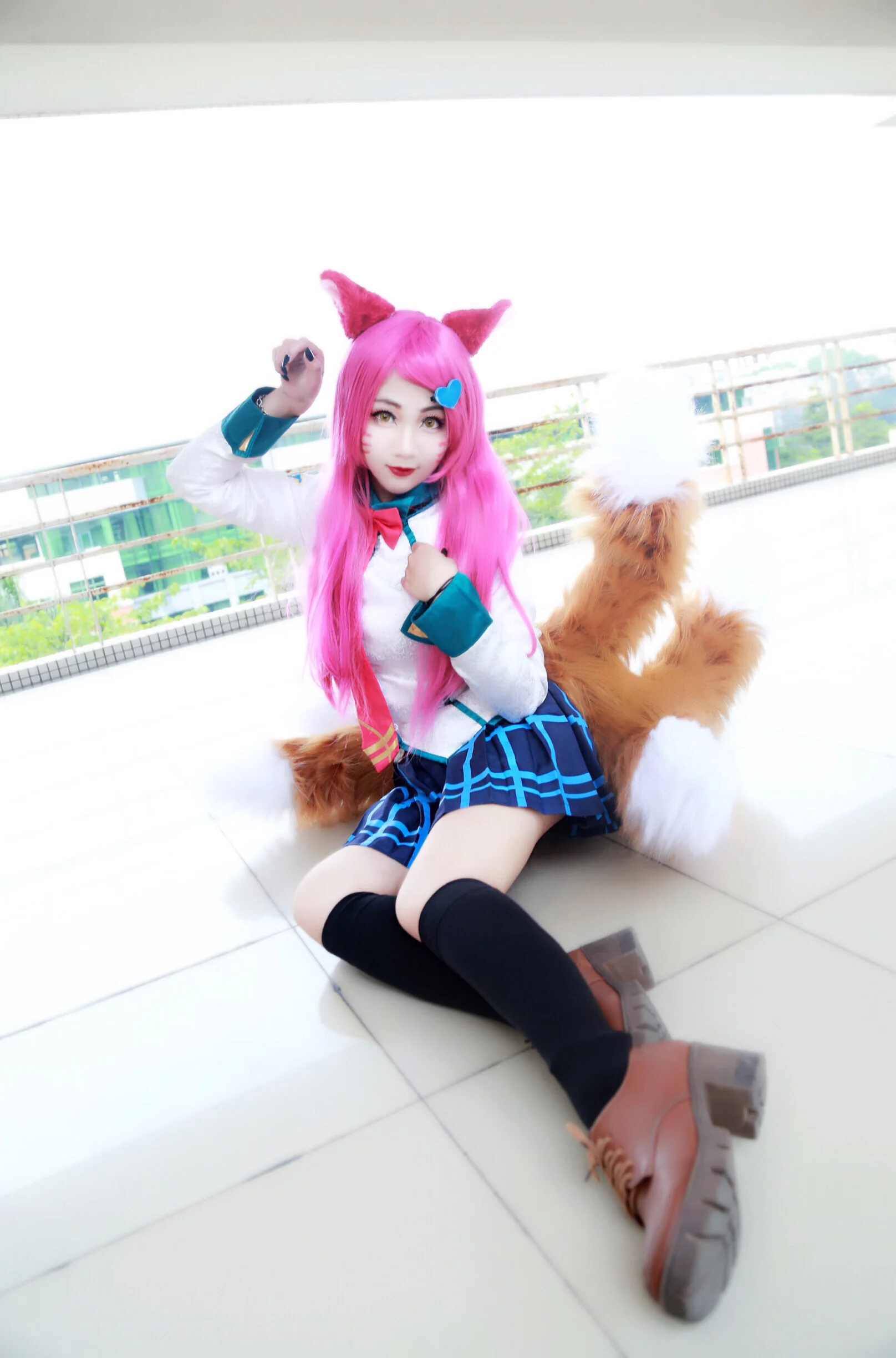 英雄联盟风纪委员阿狸COS写真