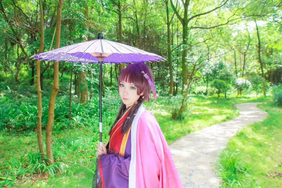 梦100 樱花COS写真