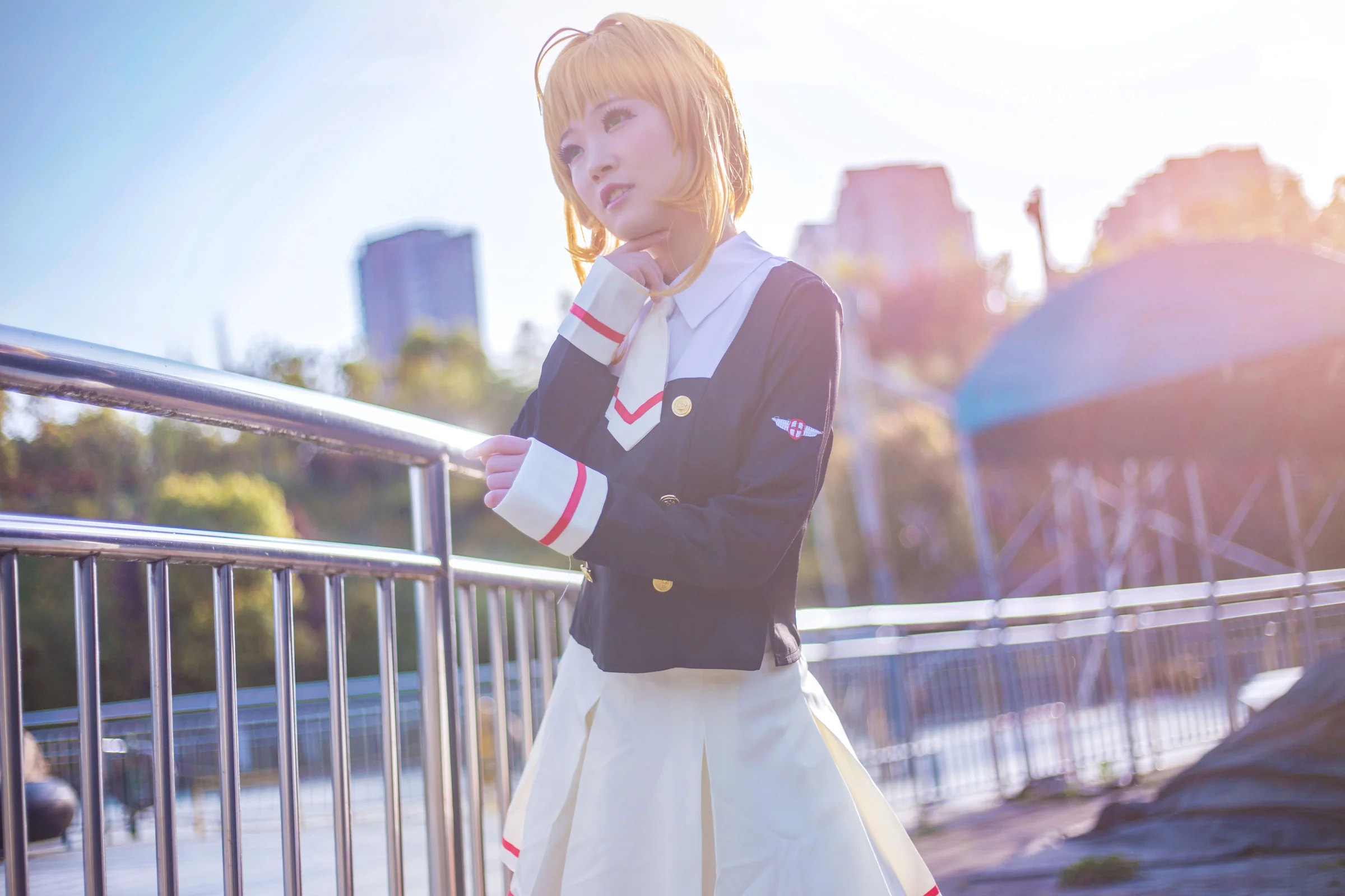 魔卡少女樱校服COS写真