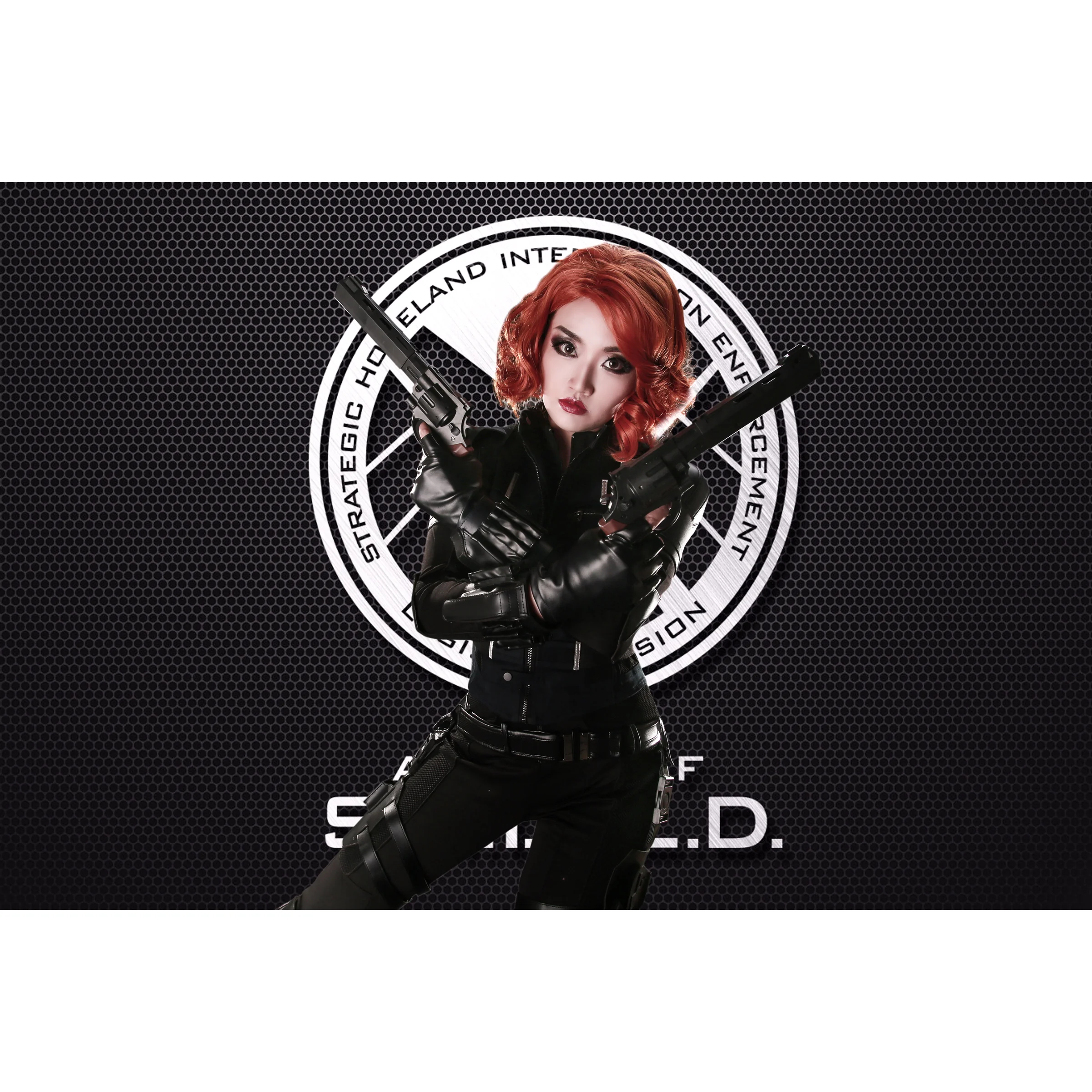 黑寡妇 black widow COS写真