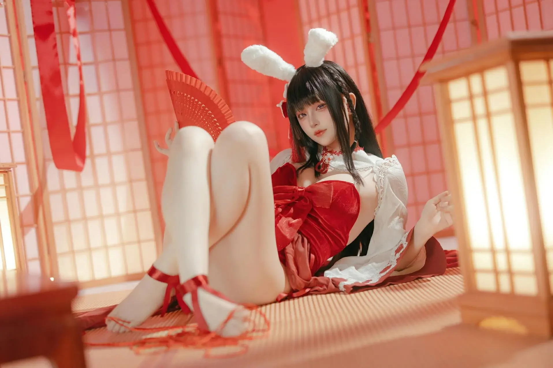 屿鱼 – 碧蓝航线 大山·祈愿的巫女兔｜高清图片集
