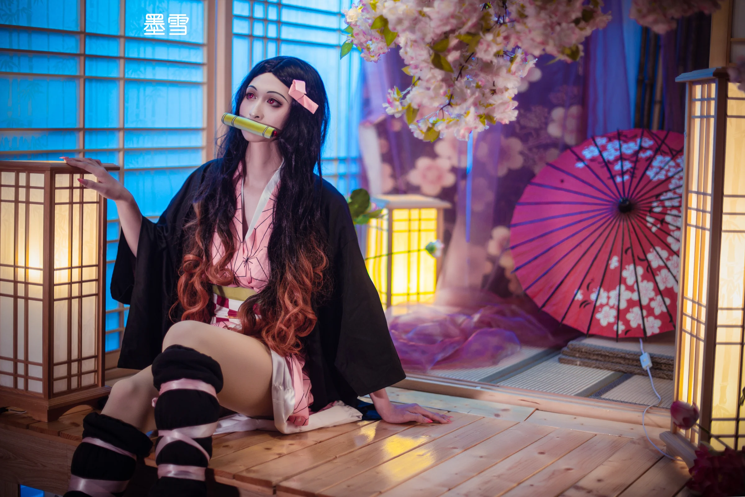 鬼灭之刃祢豆子COS写真