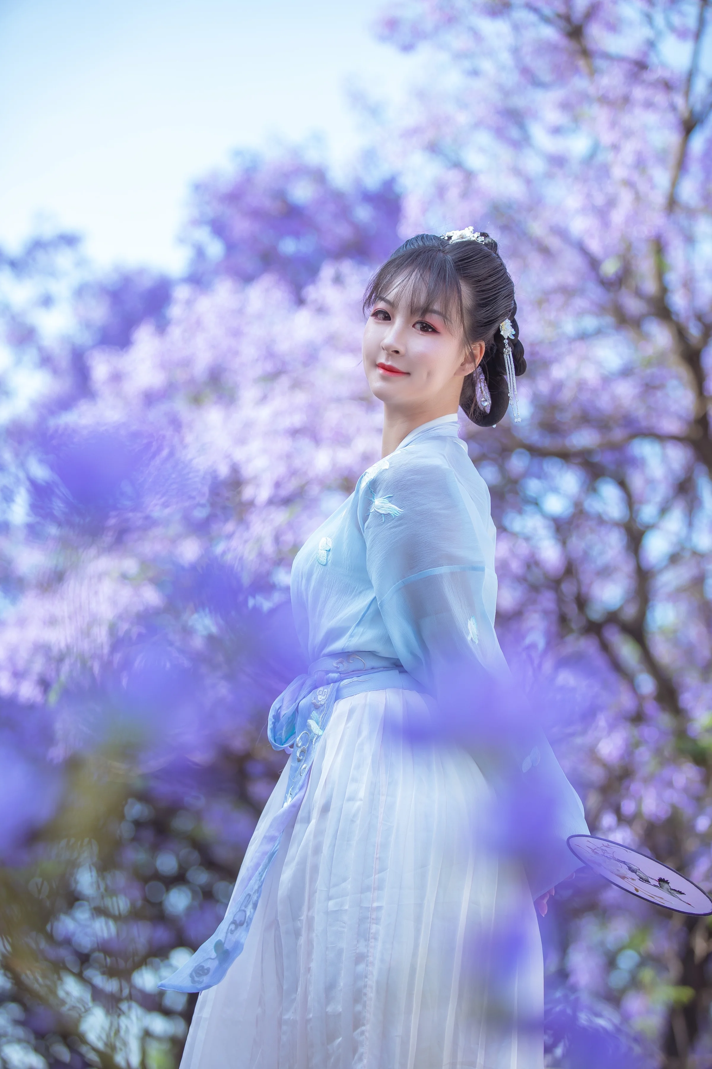 汉服蓝花楹｜高清图片集