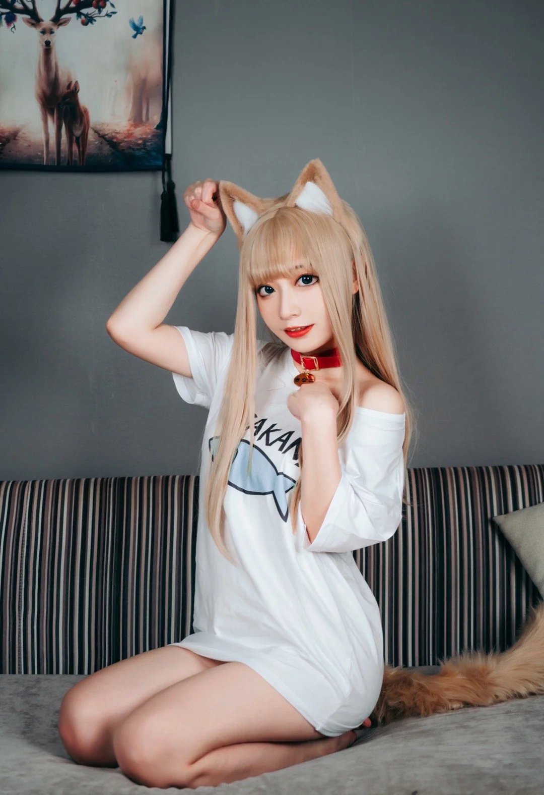 黄豆粉猫娘COS写真