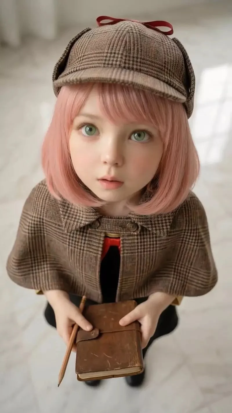 AI生成的《間諜家家酒》真人版拍攝現場，這裡的安妮亞真的是太可愛啦｜高清图片集