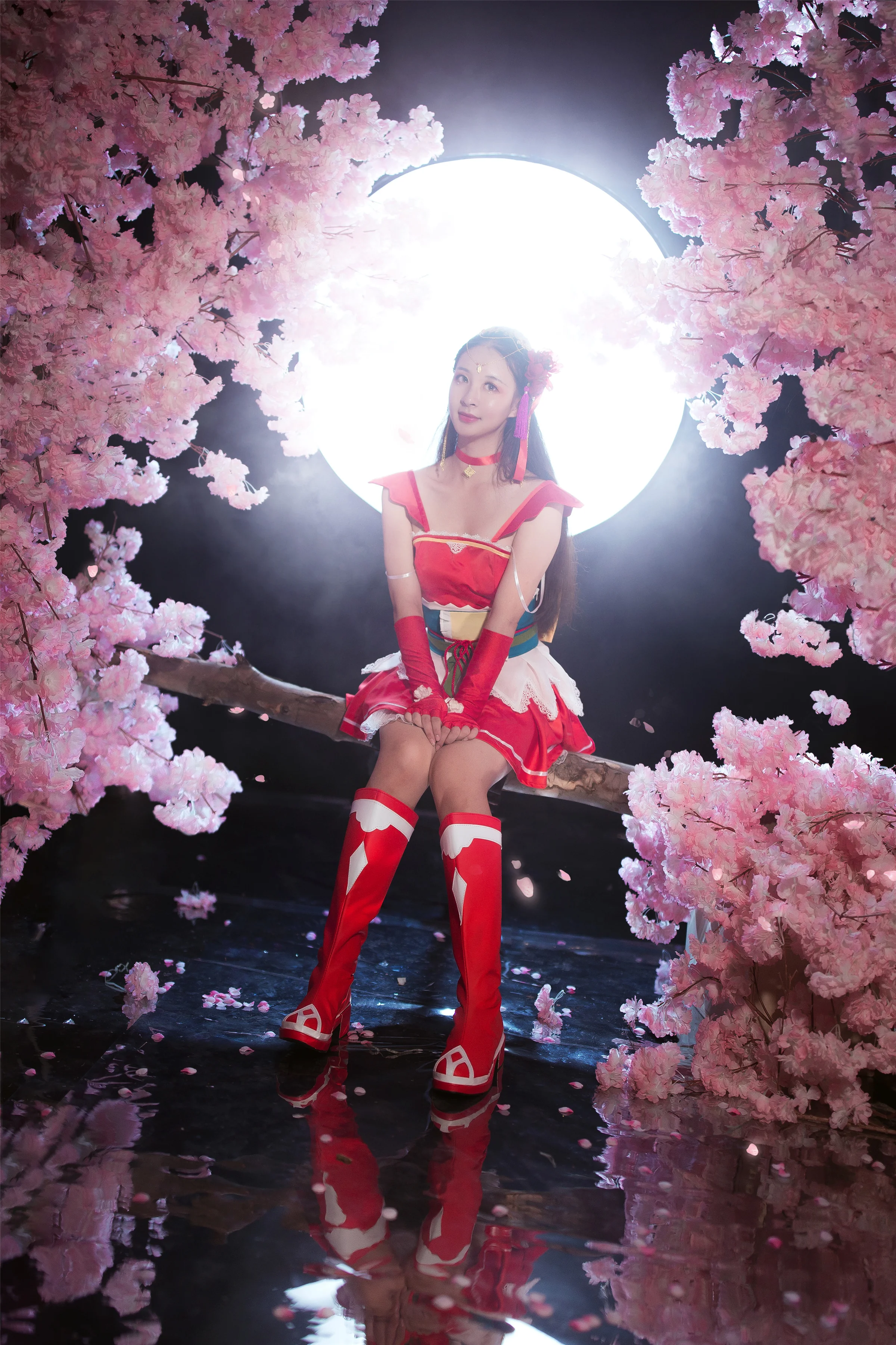 三国杀·小乔·花好月圆COS写真