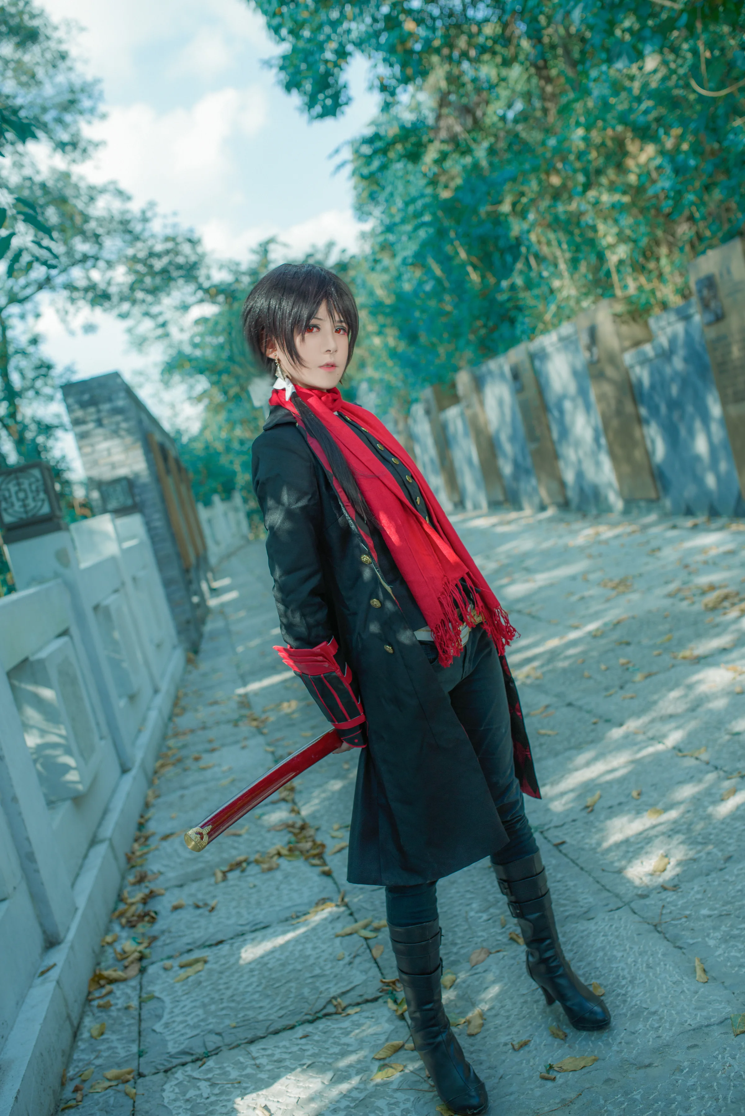 刀剑乱舞加州清光COS写真