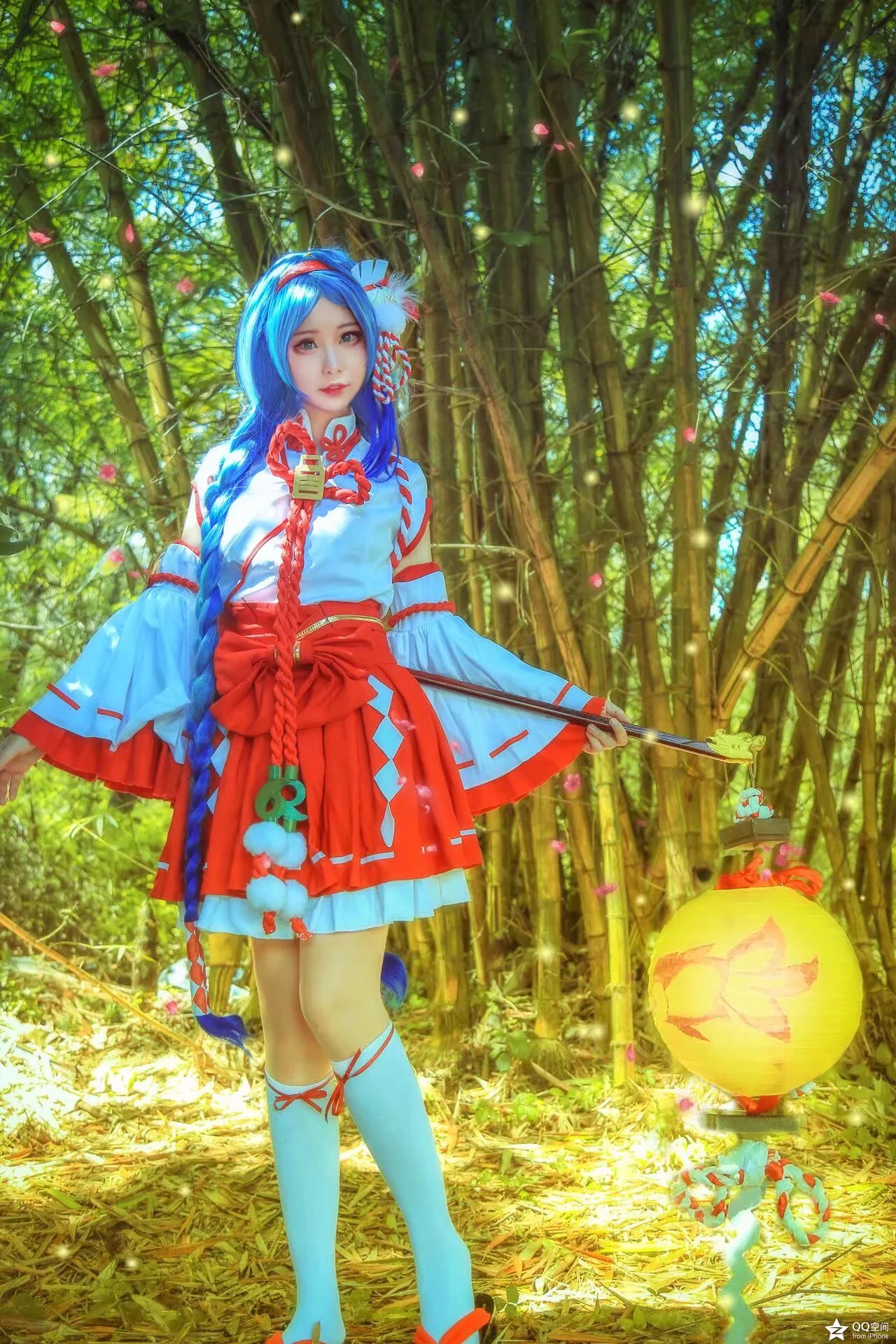 王者荣耀大乔COS写真，守望着天空，大海和你的回忆
