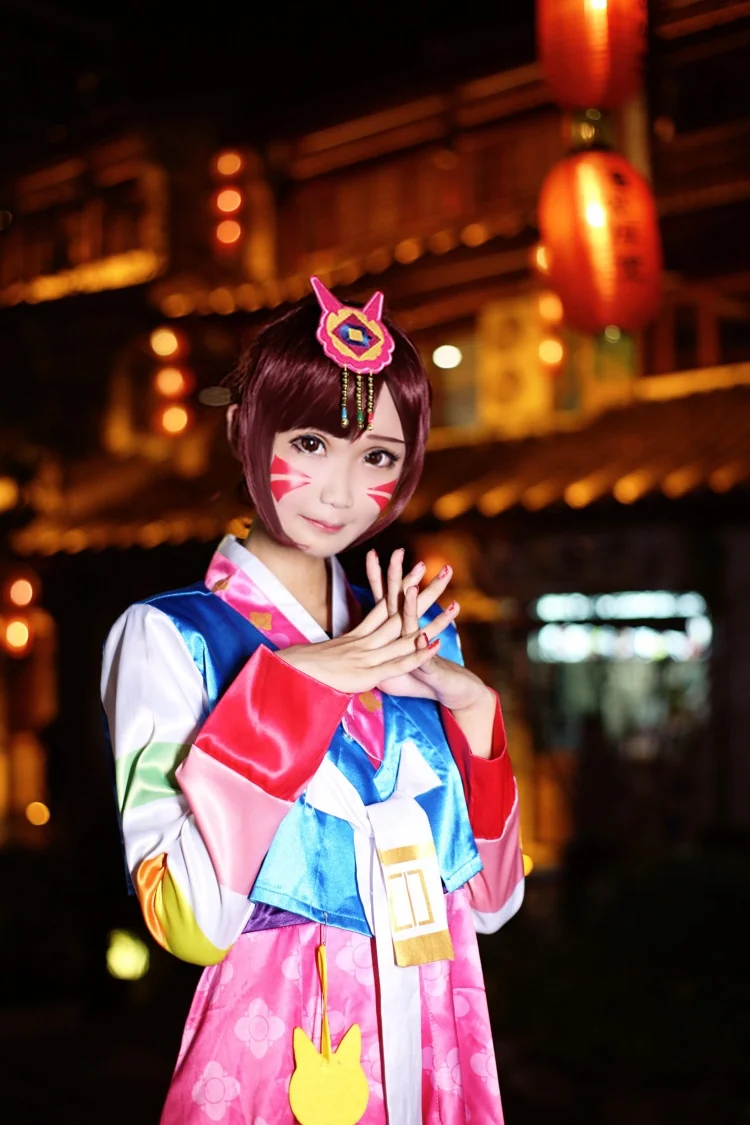 守望先锋旧正dva COS写真
