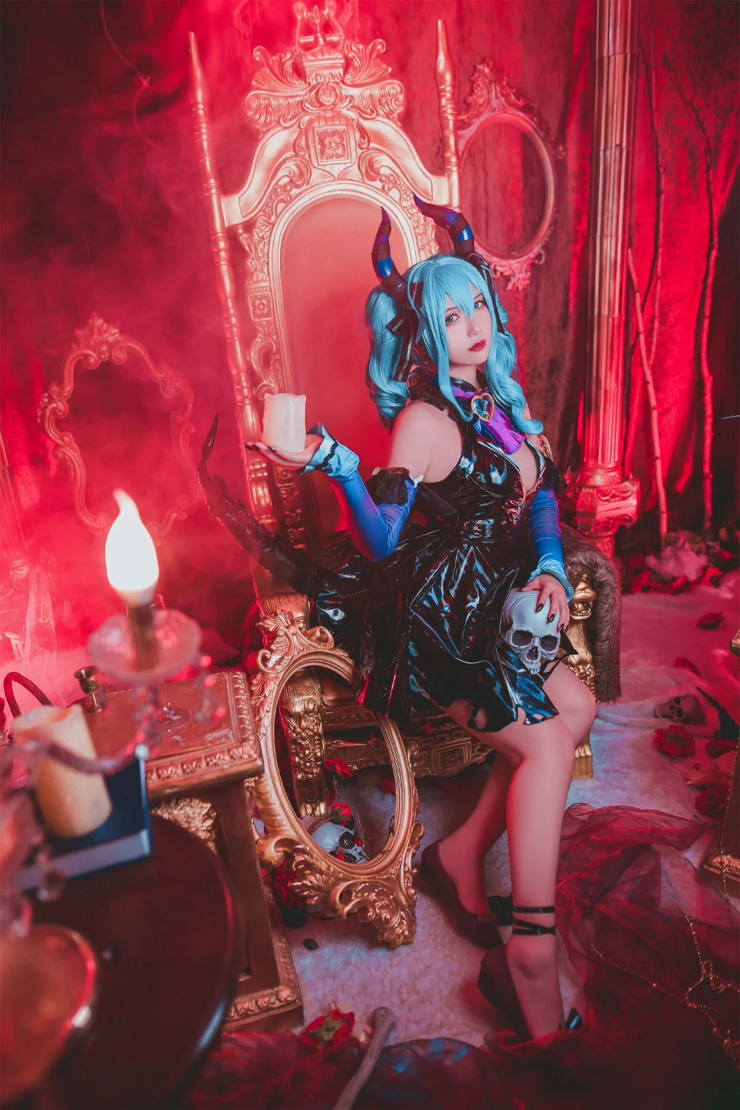 初音未来小恶魔COS写真