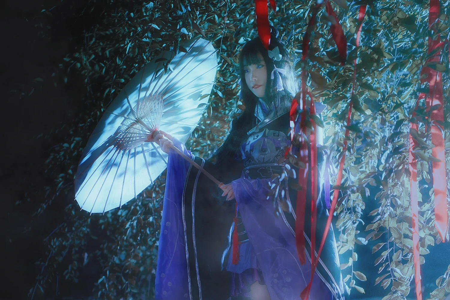 剑网三 破军花萝·夜COS写真