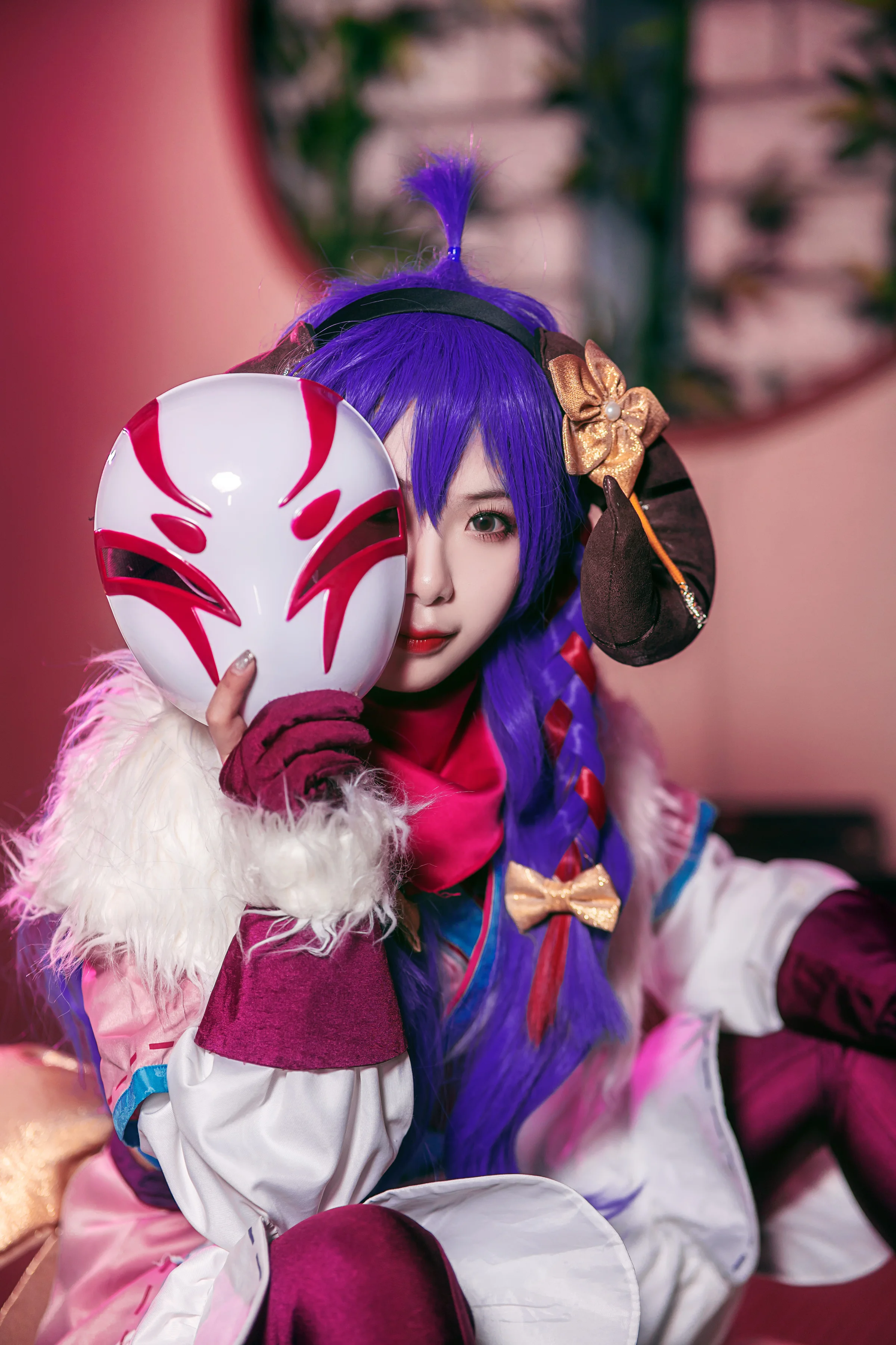 英雄联盟LOL 灵魂莲华阿狸COS写真
