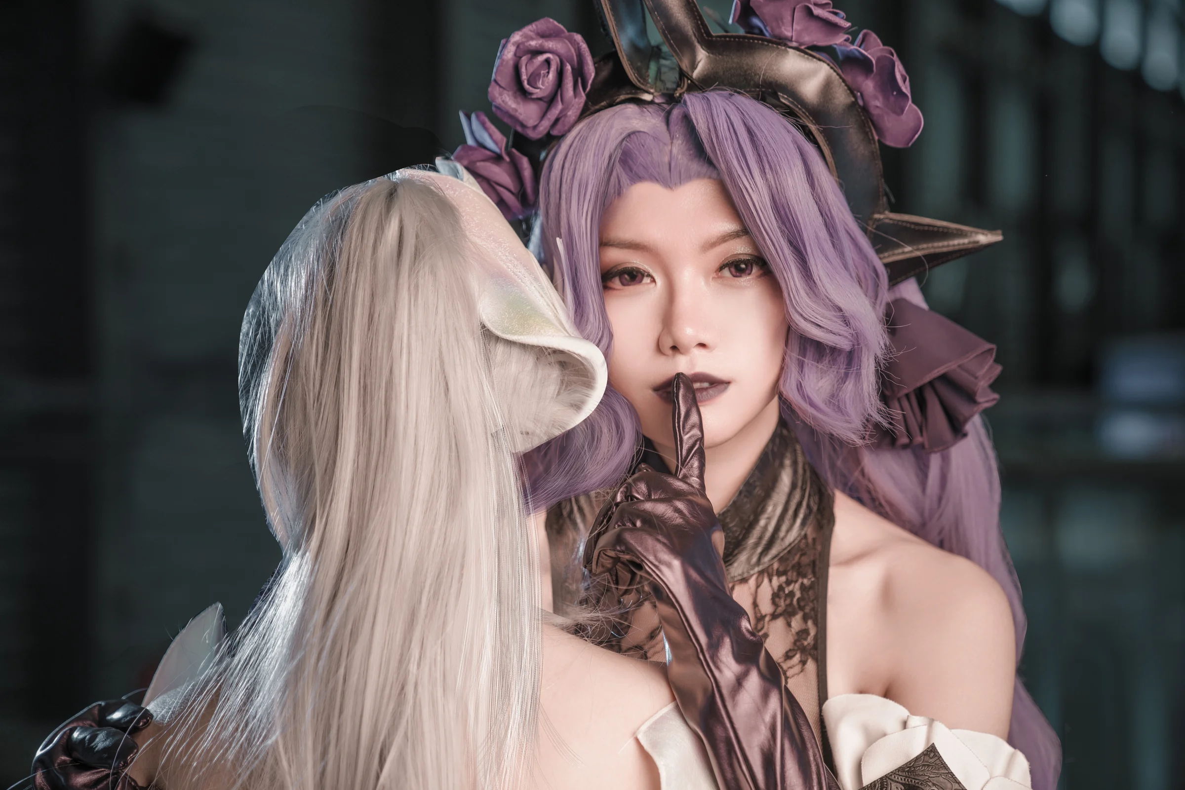 英雄联盟情人节辛德拉&婕拉COS写真