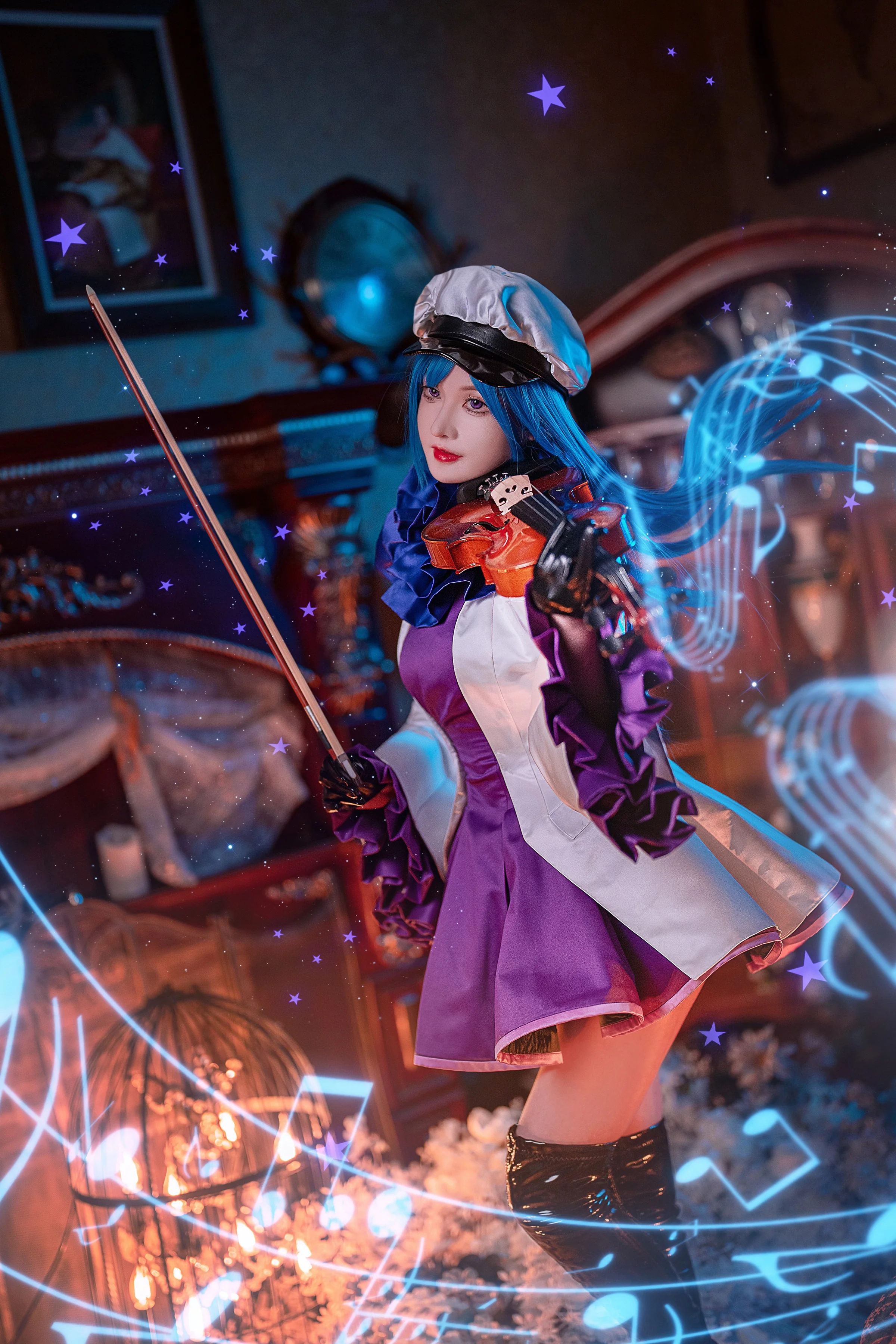 musedash &东方project，玛莉嘉&博丽灵梦COS写真