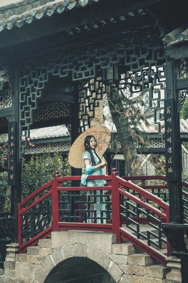 剑侠情缘叁纯阳旗袍COS写真