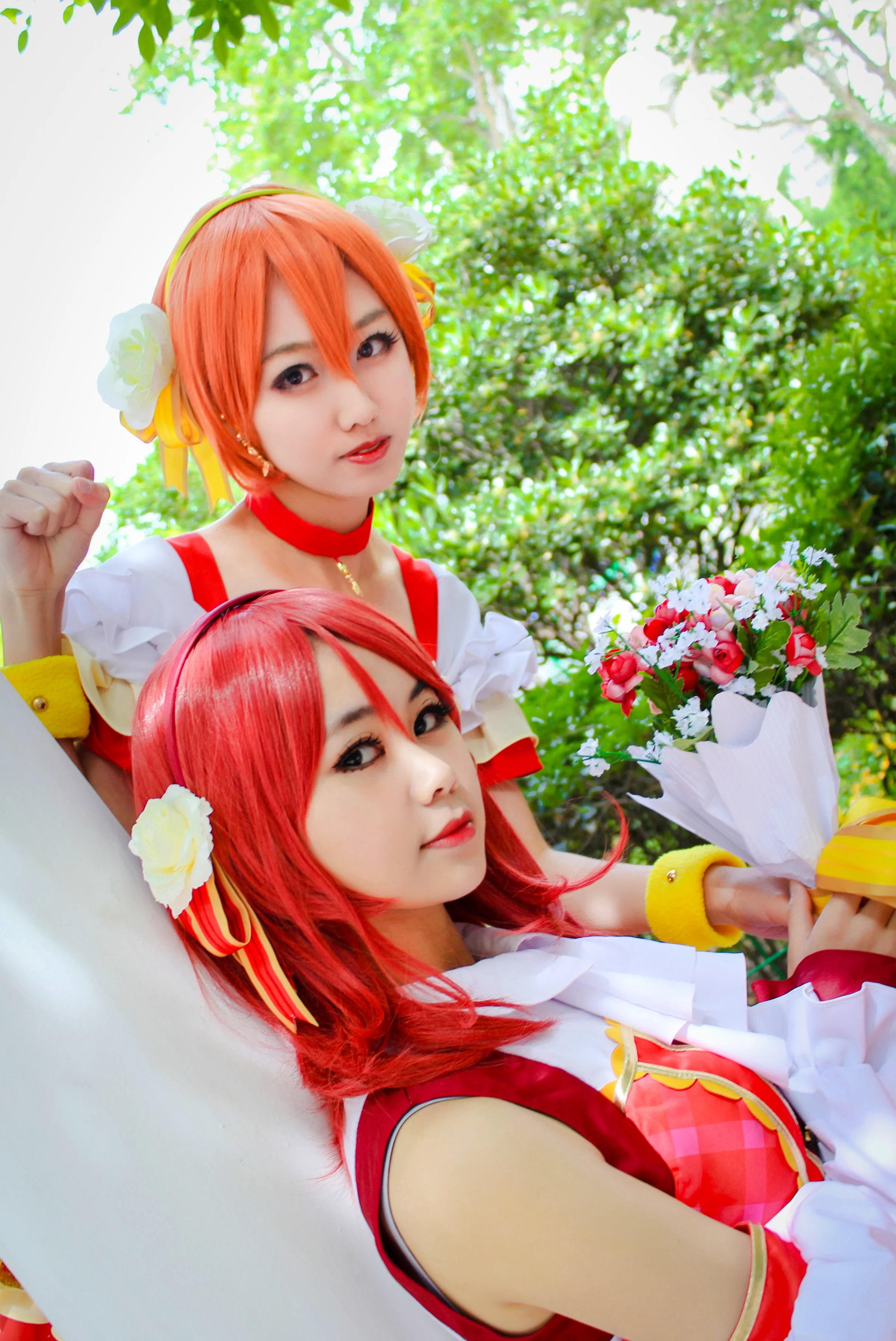lovelive星空凛COS写真，青春活泼