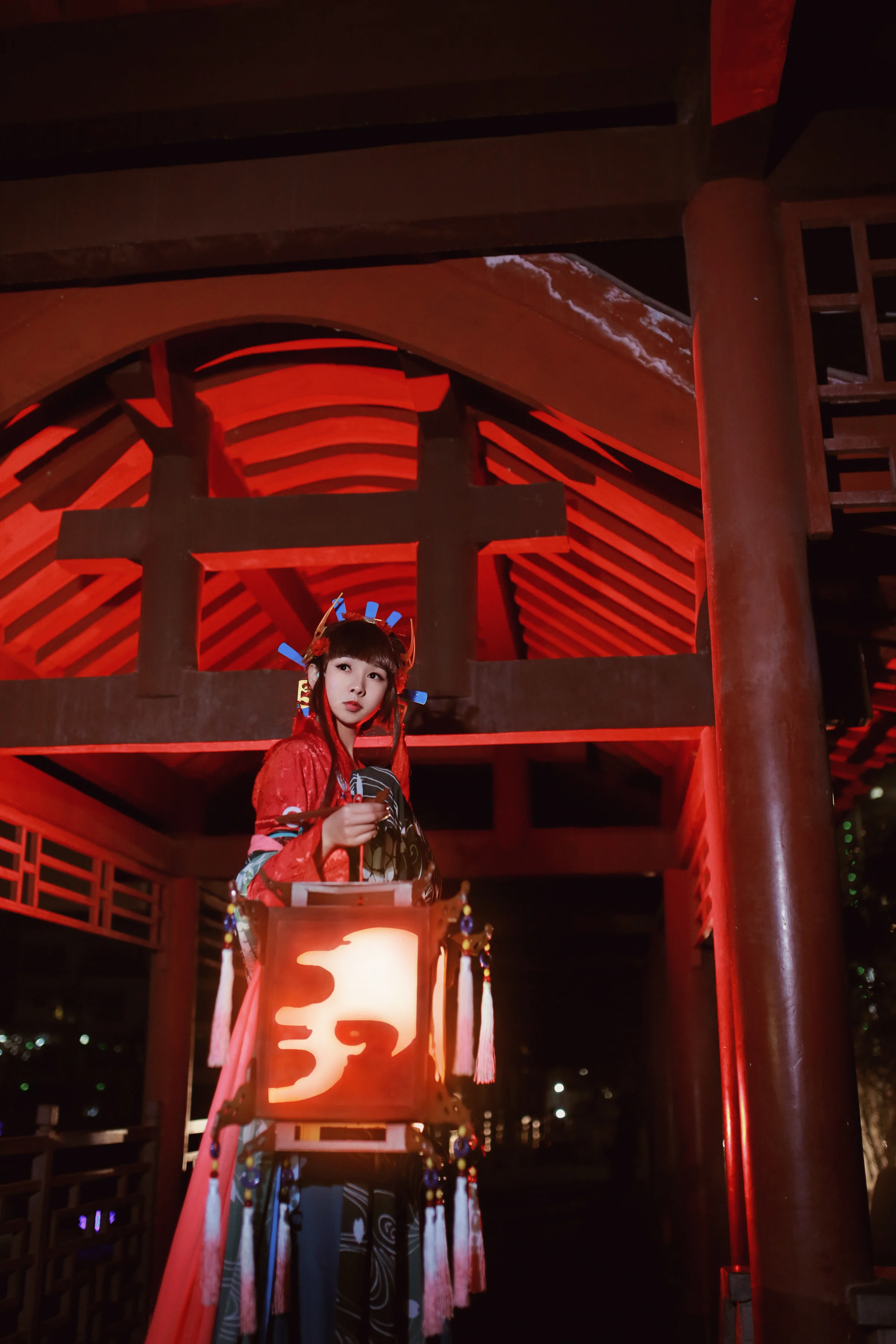 花灯结，提灯少女｜高清图片集