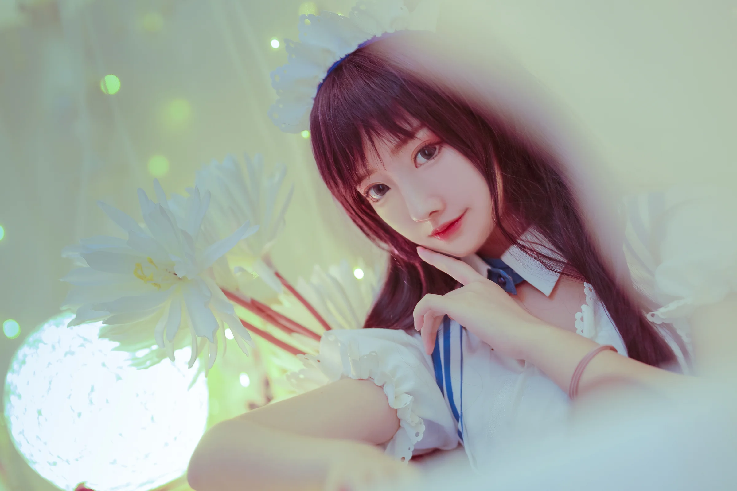 路人女主的养成方法 霞之丘诗羽女仆COS写真