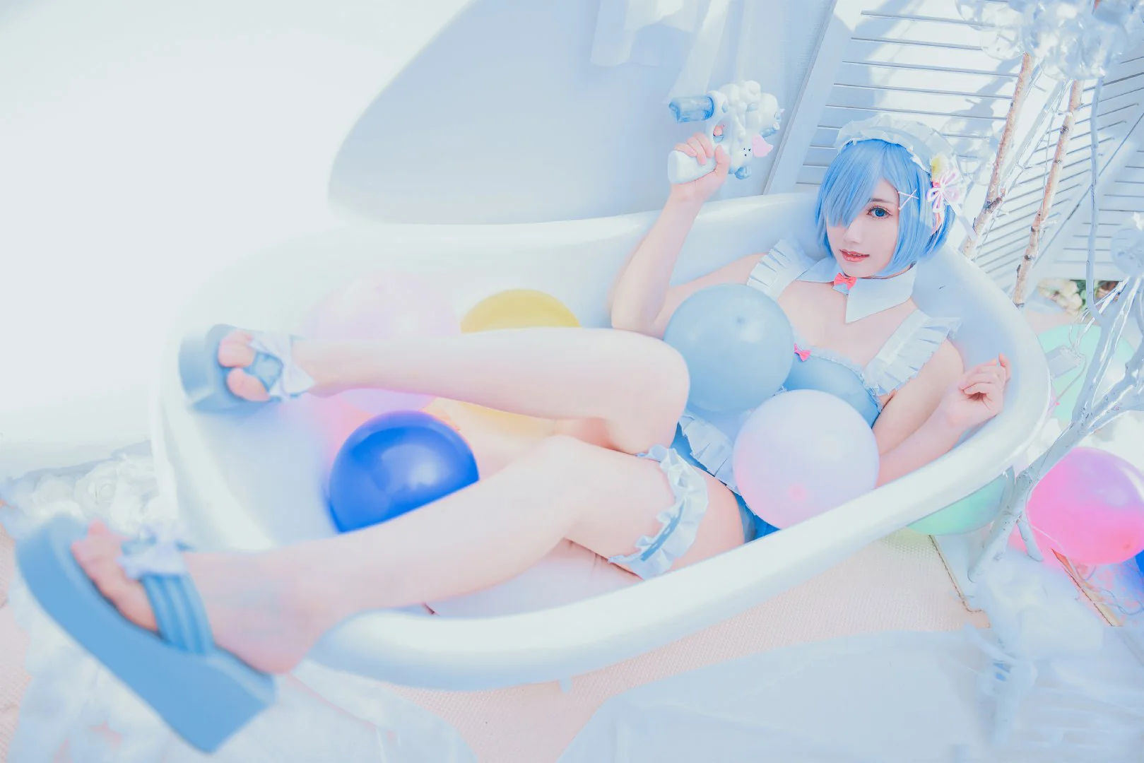 蕾姆·泳装手办COS写真