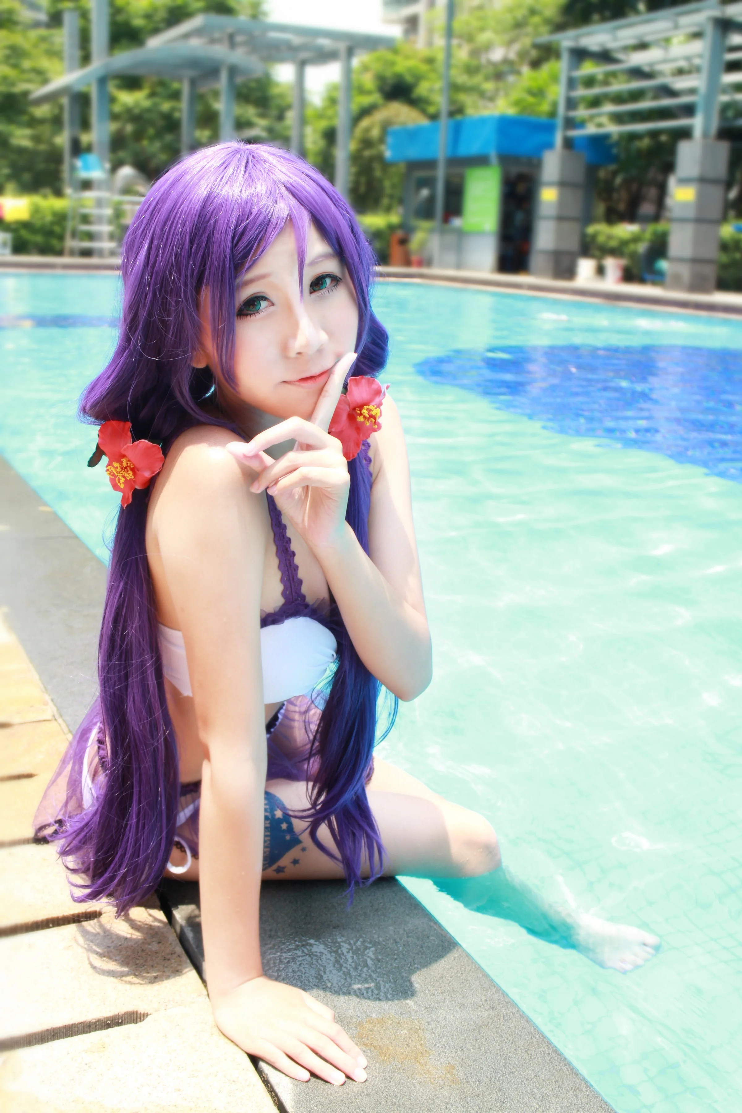 lovelive真夏水着.希妮ver.COS写真