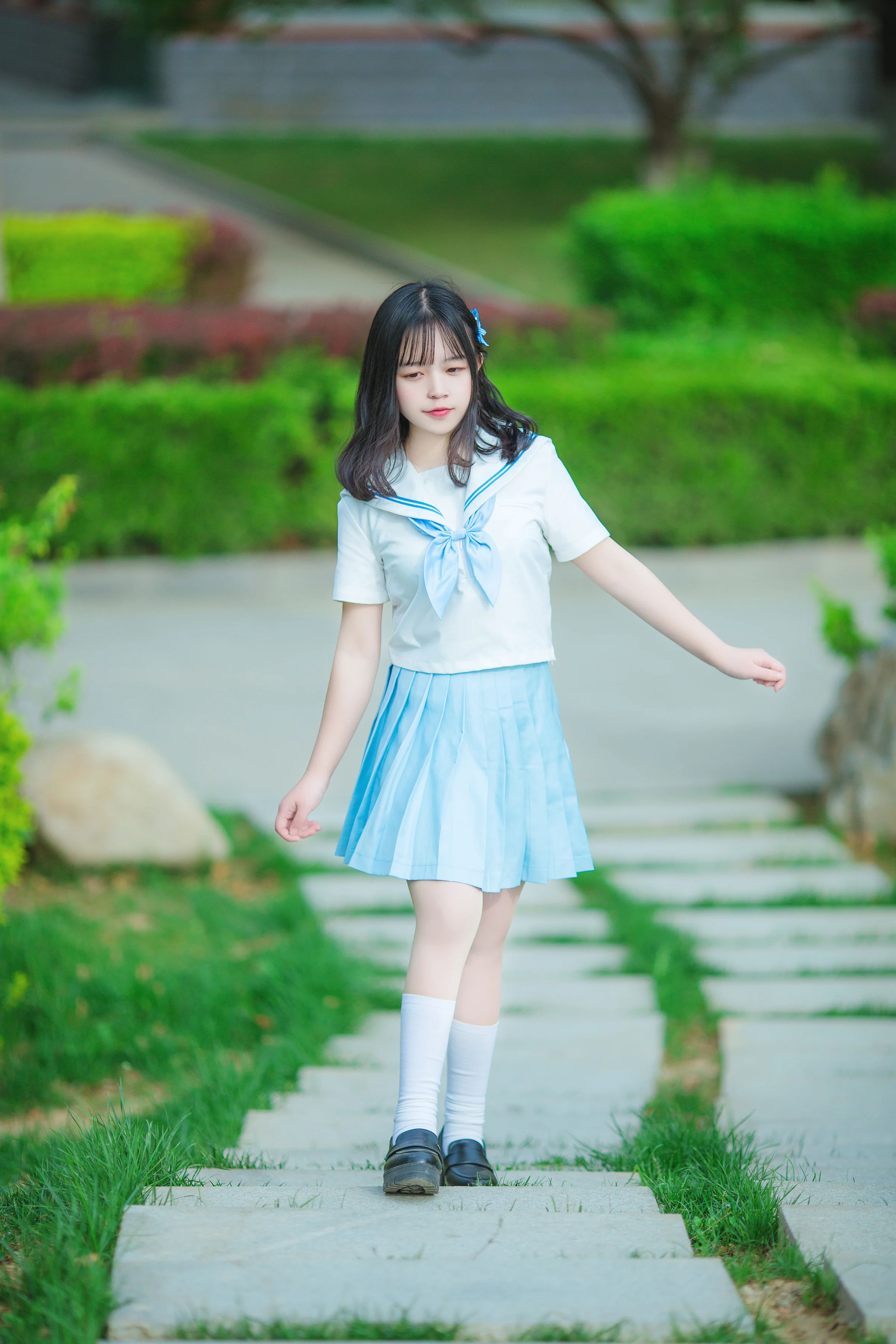 JK制服 阳光下的小可爱｜高清图片集