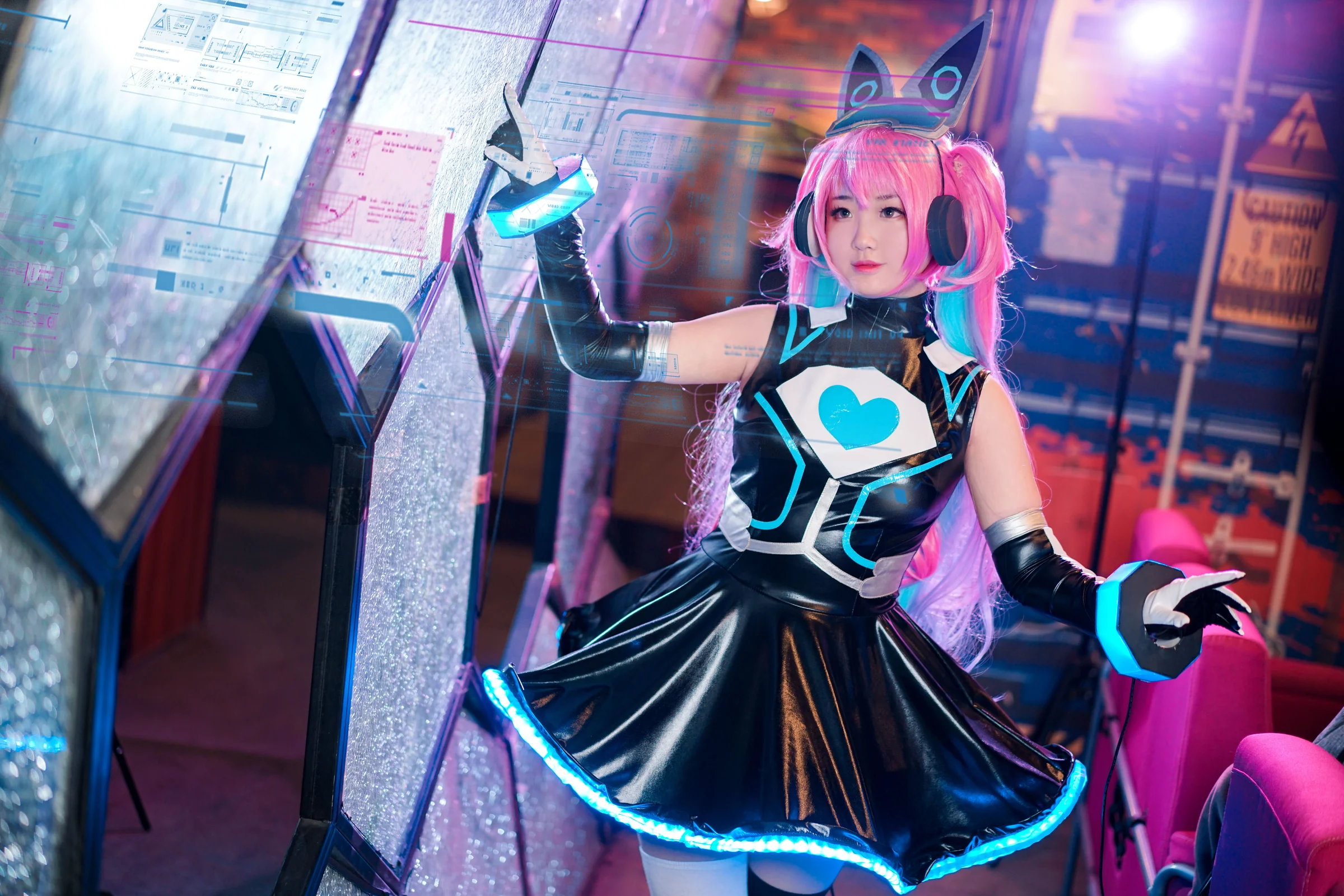 王者荣耀 少女黑客COS写真
