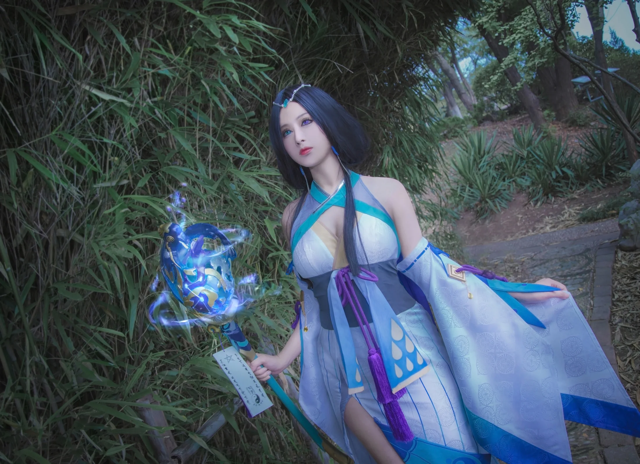 阴阳师手游八百比丘尼COS写真