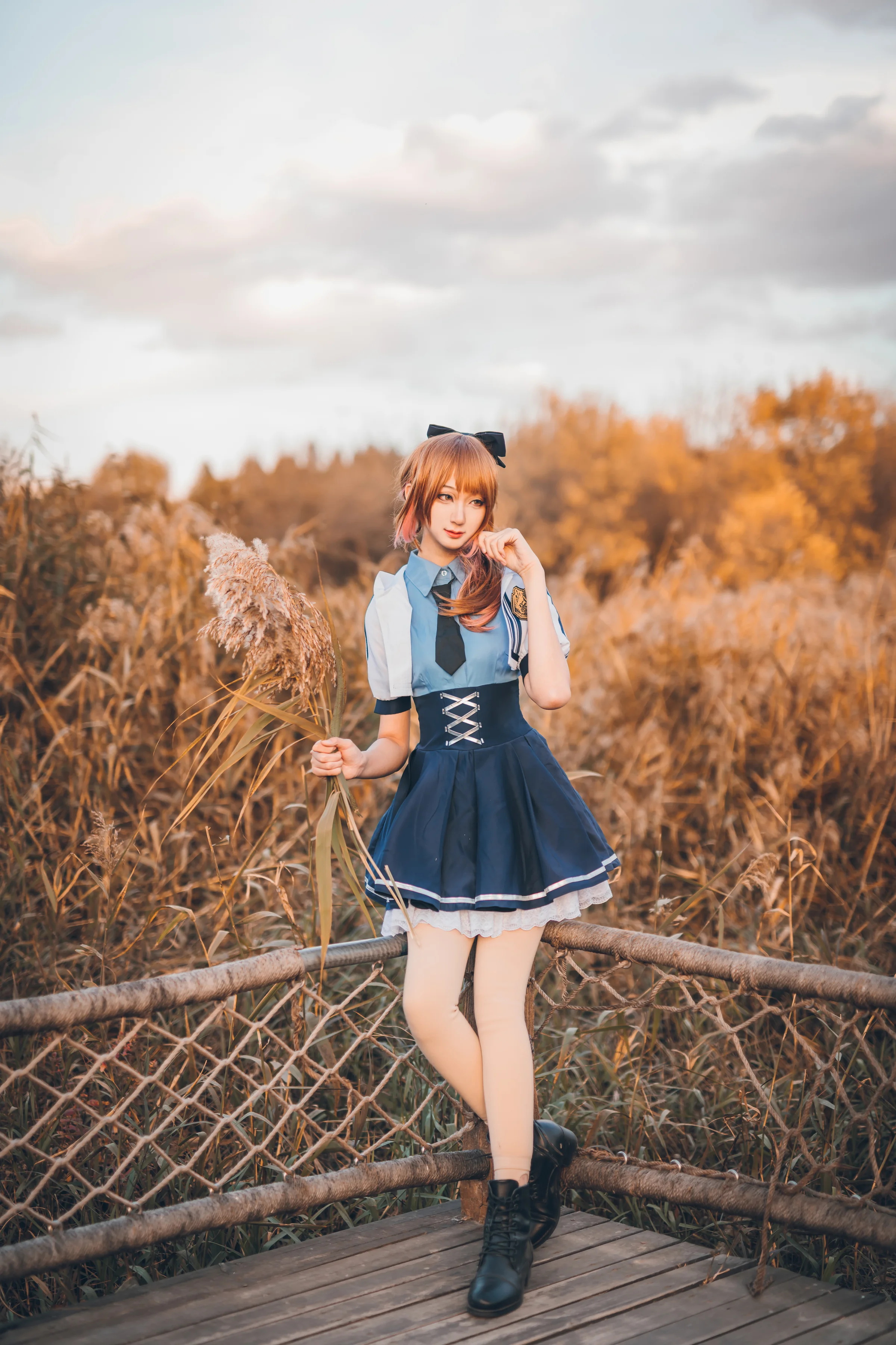 飞天小女警 恋与制作人 白起性转COS写真