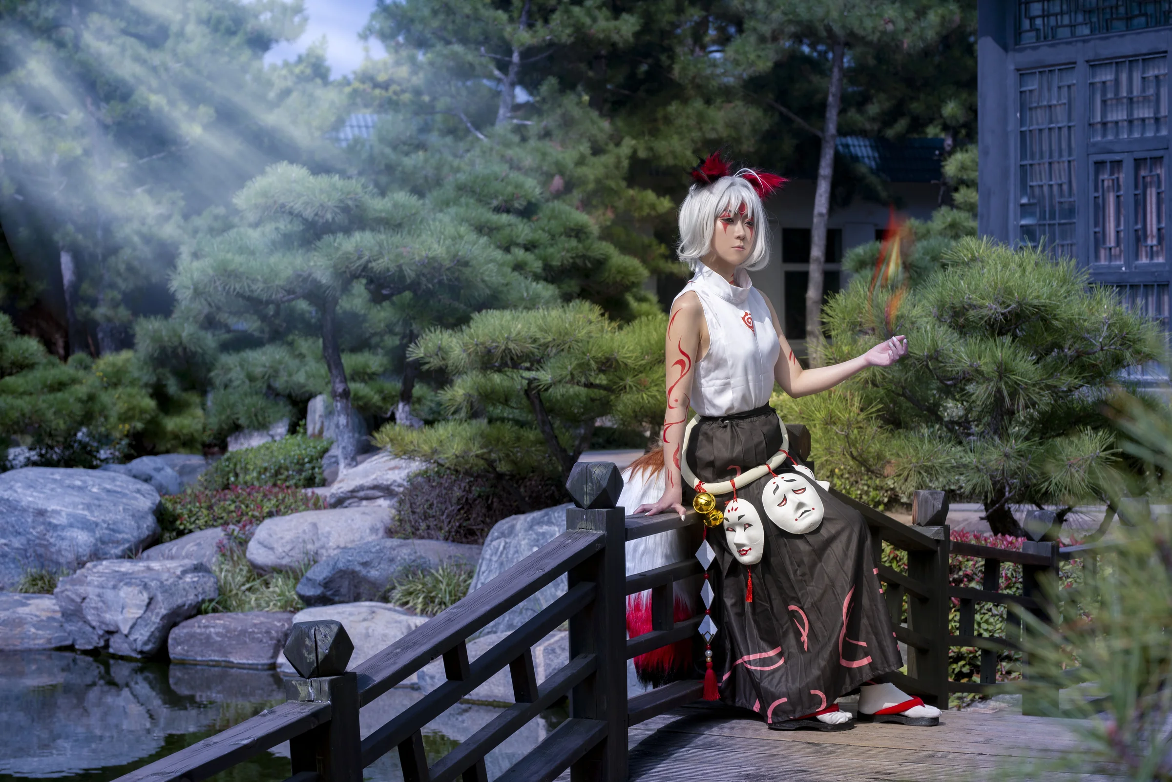 阴阳师 白藏主COS写真