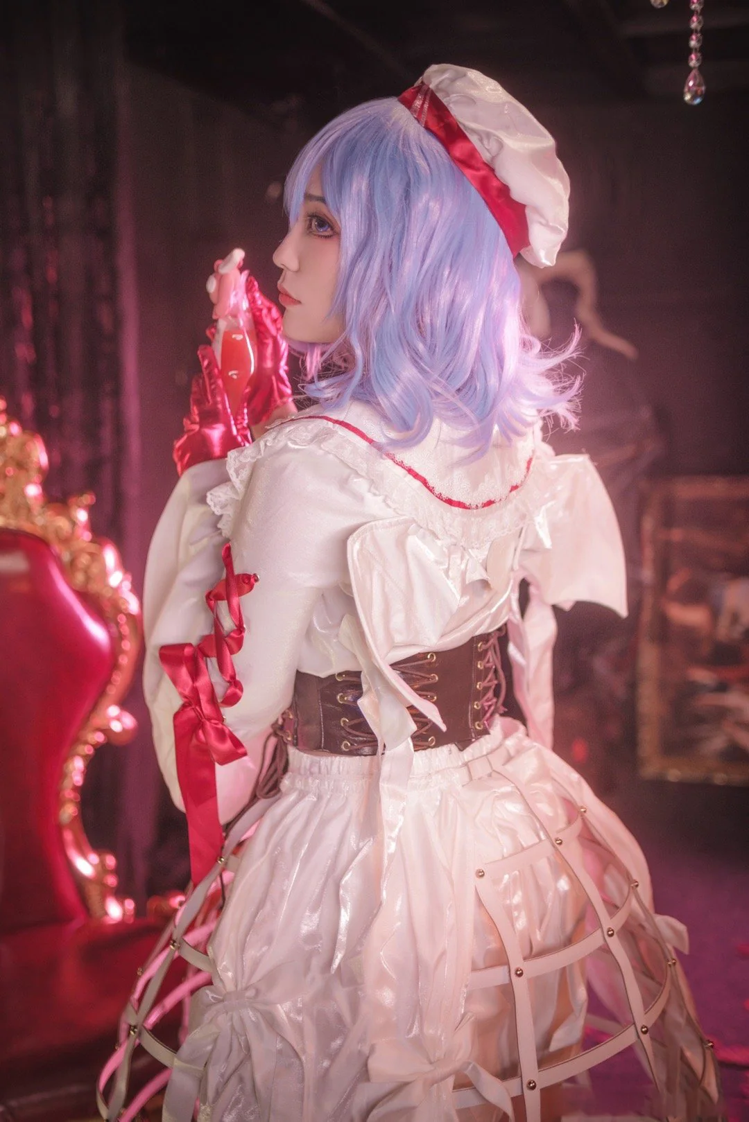 《东方Project》蕾米莉亚·纯白恶魔 COS写真