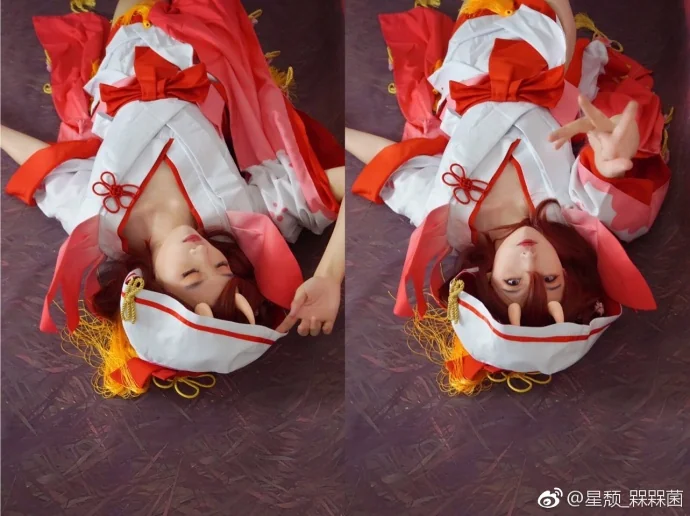 阴阳师手游桃花妖未觉醒COS写真