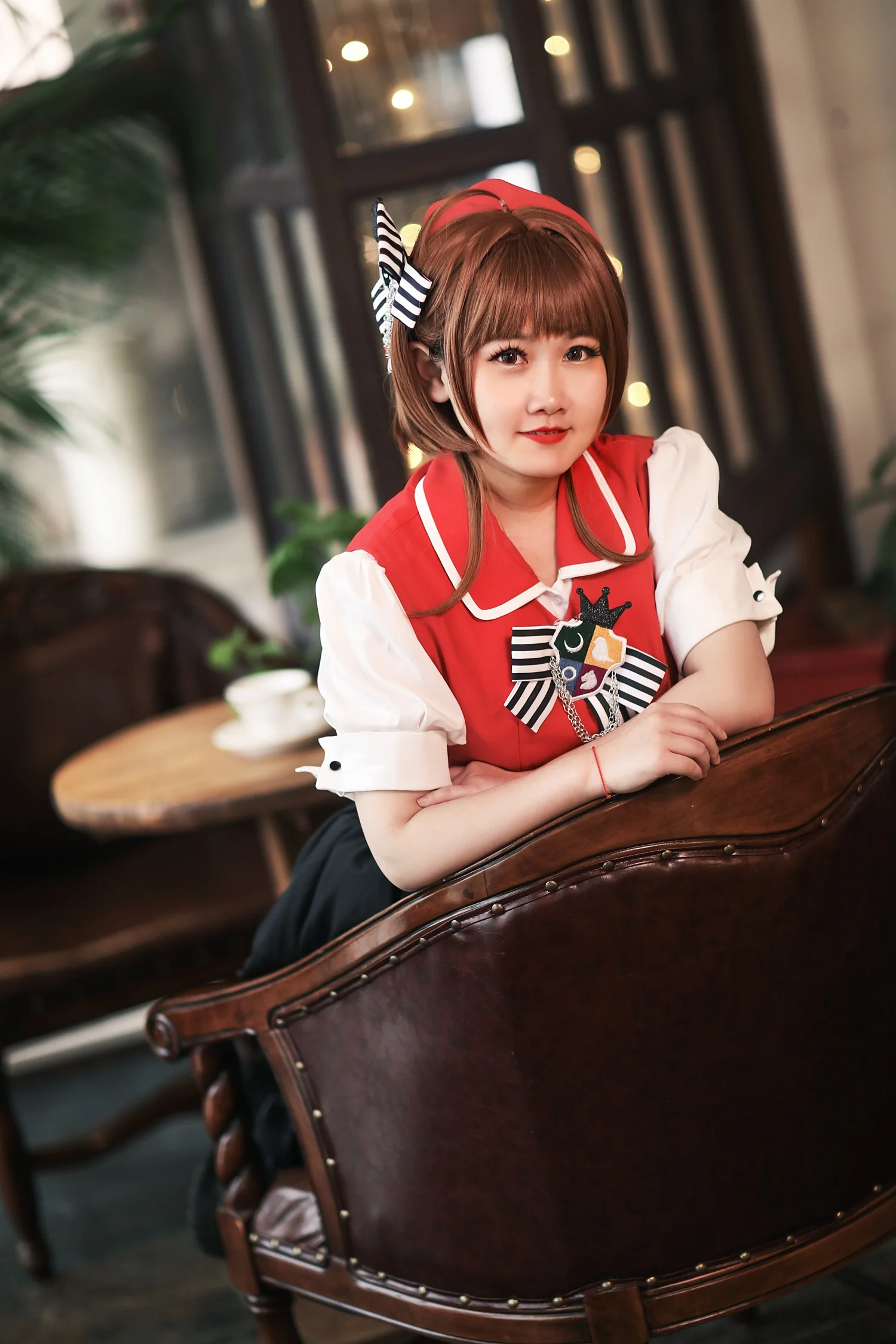 魔卡少女樱 红黑clamp插画樱COS写真