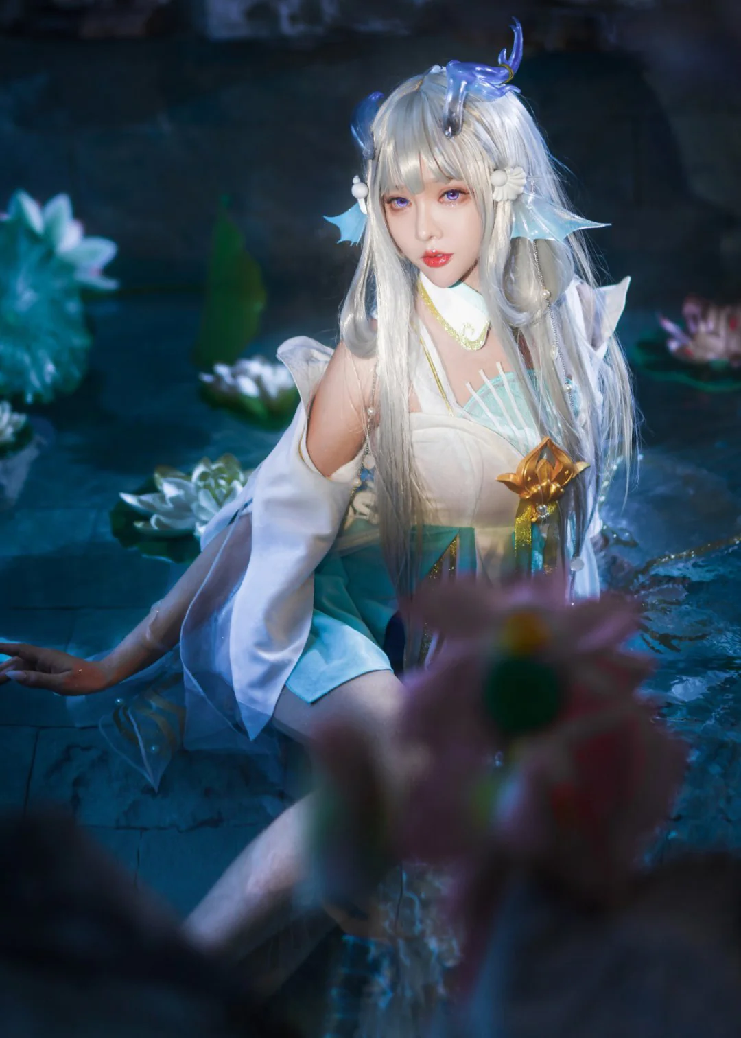 《王者荣耀》西施游龙清影COS写真