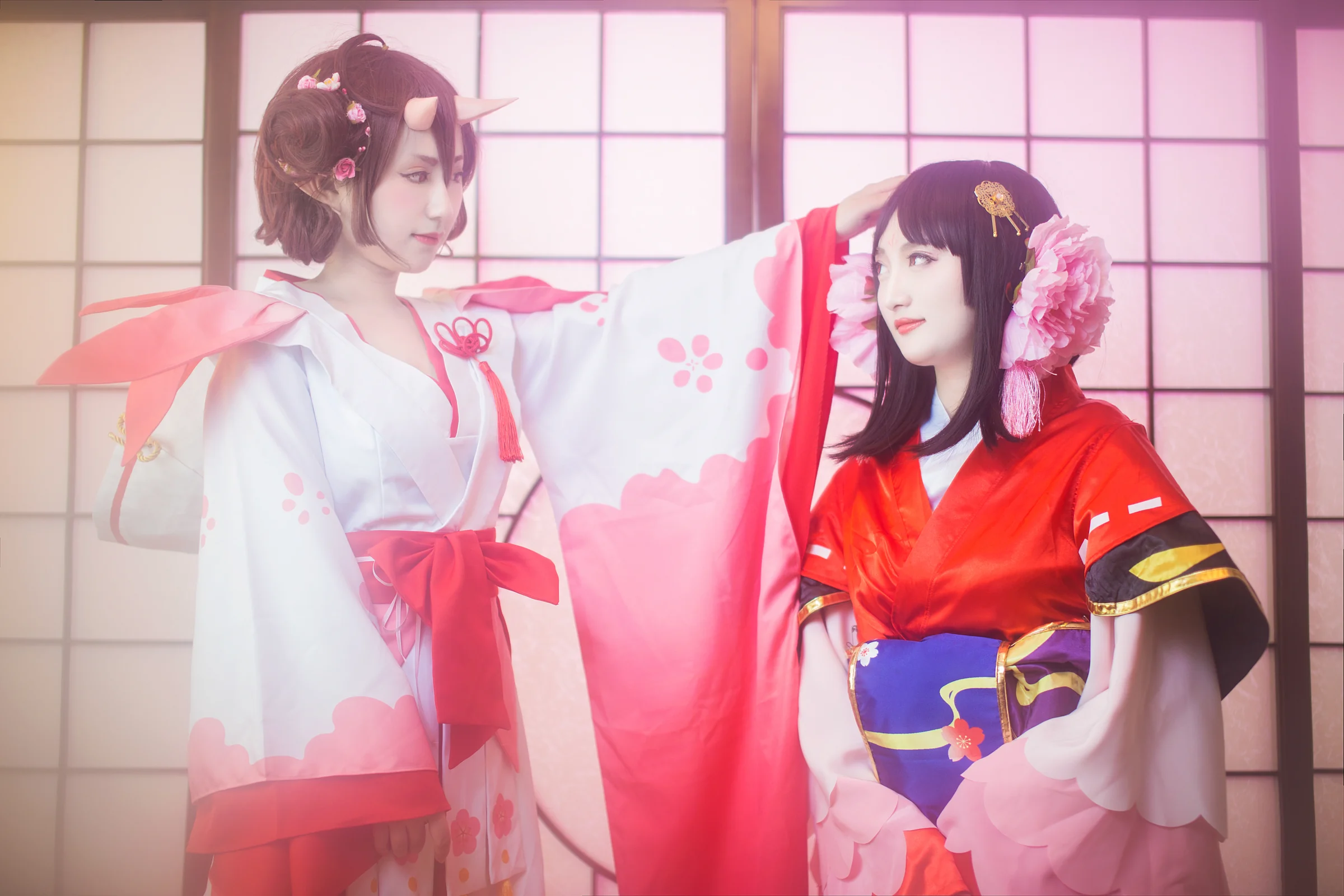 阴阳师樱与桃COS写真